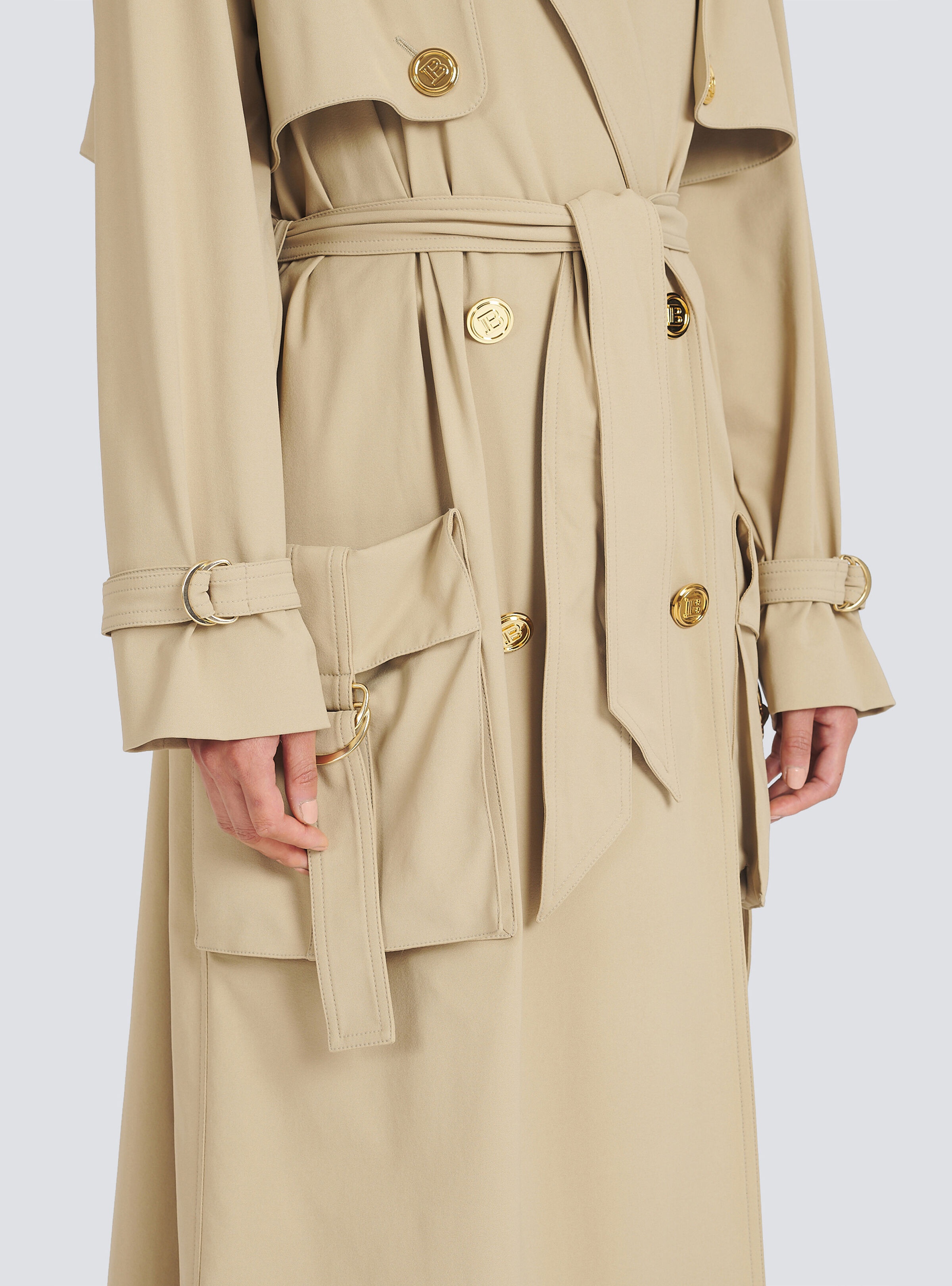 Gabardine trench coat - 2