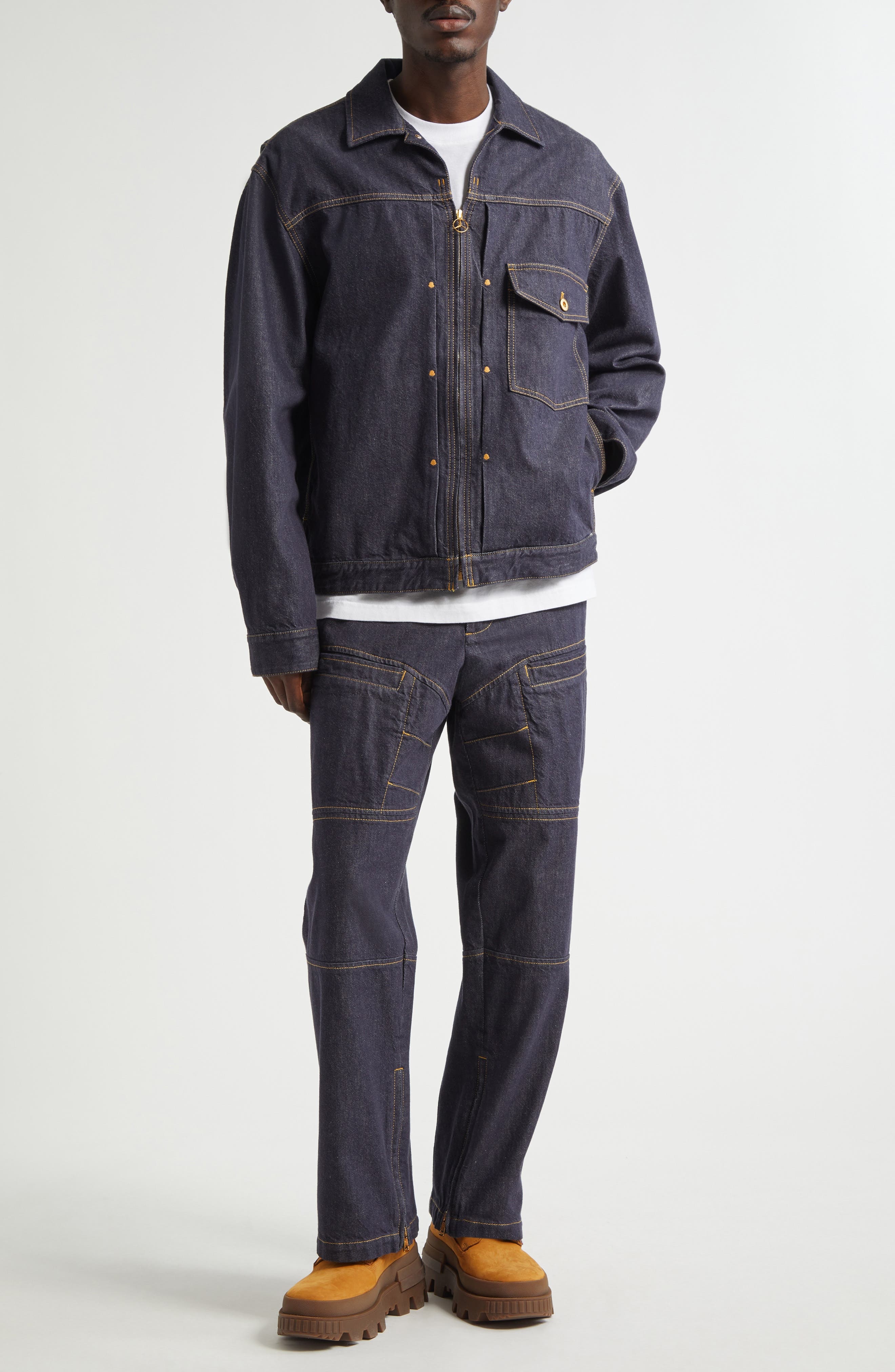 Moncler Genius x Mercedes-Benz By Nigo Nepit Denim Jacket in 77A - 2