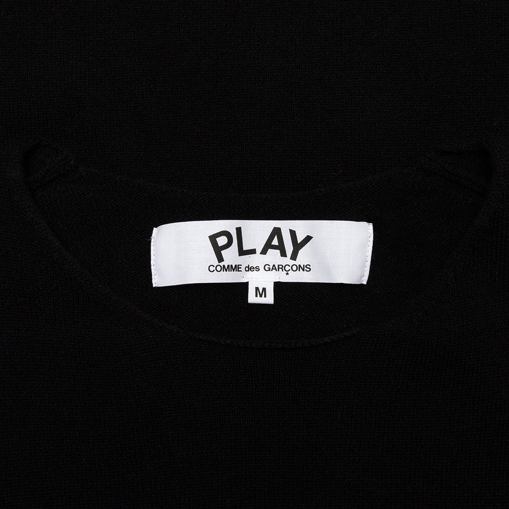 CREWNECK SWEATER - BLACK - 3