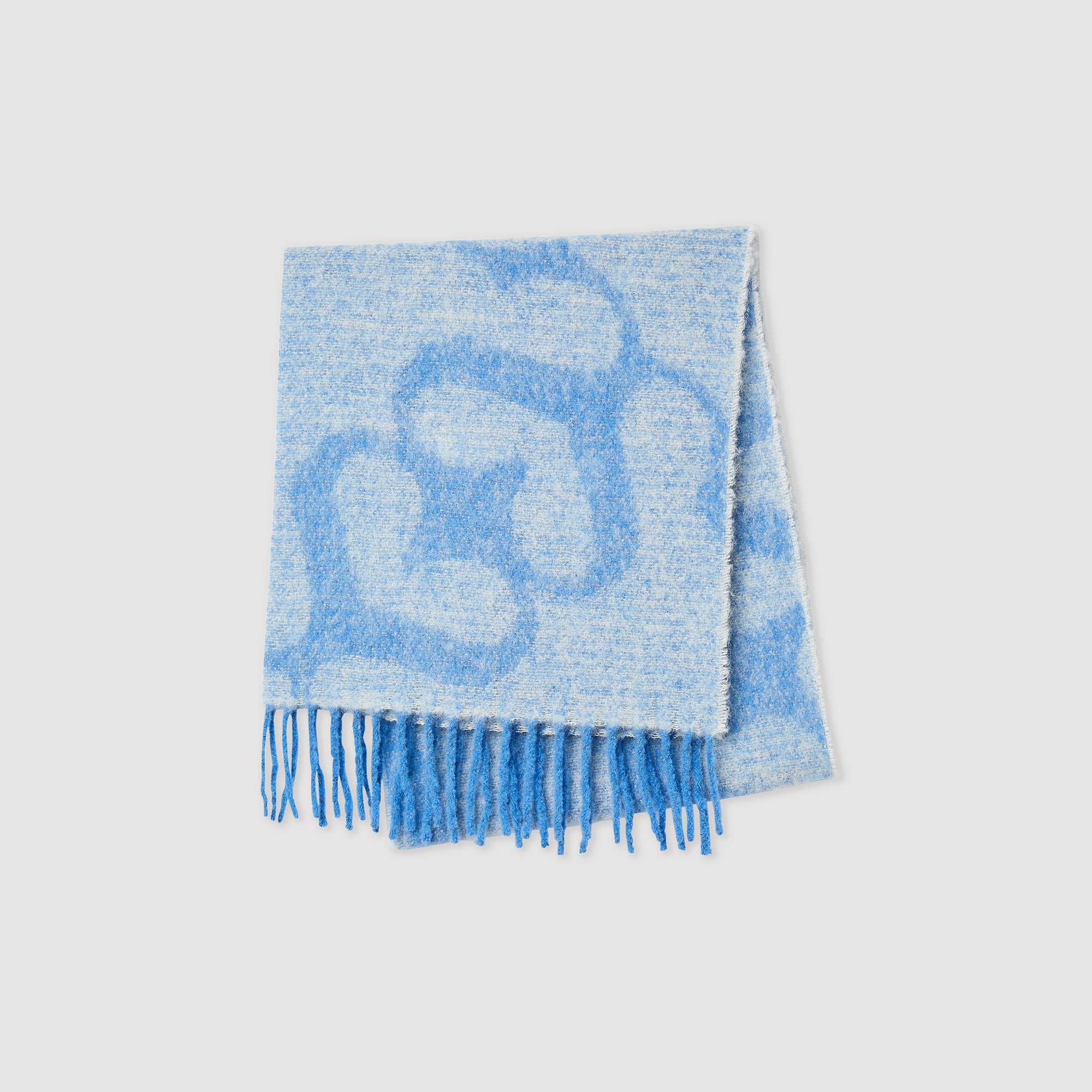 Double S jacquard scarf - 1