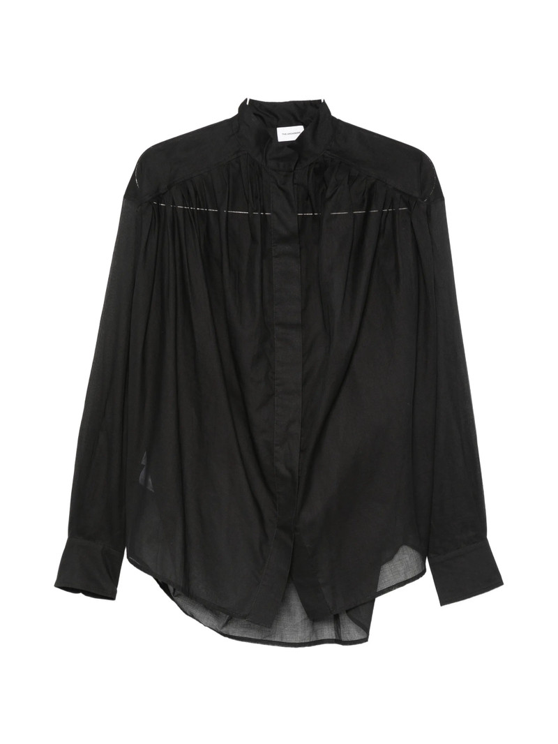 The Andamane Rania Gathered Semi-sheer Blouse 1
