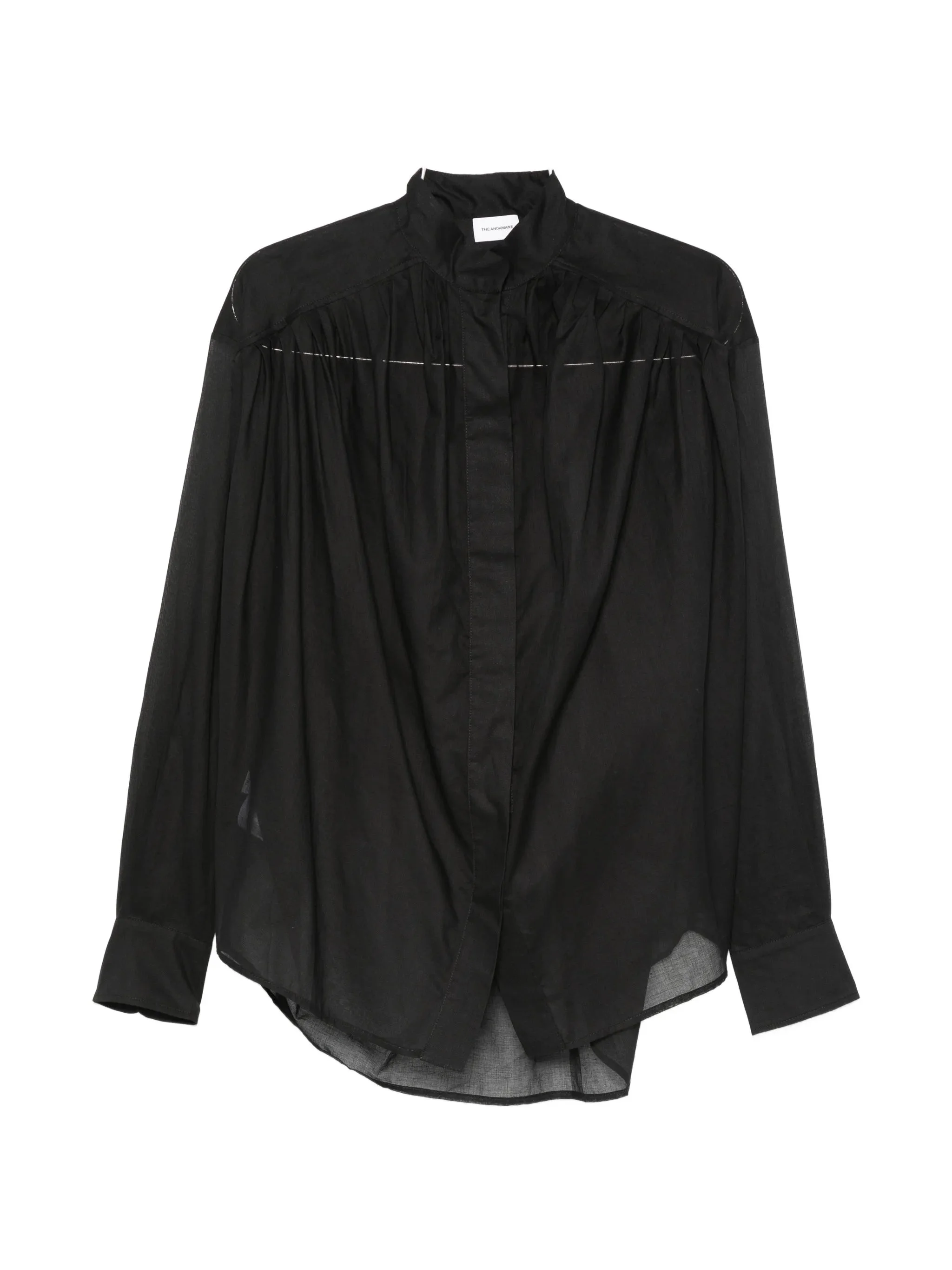 The Andamane Rania Gathered Semi-sheer Blouse - 1