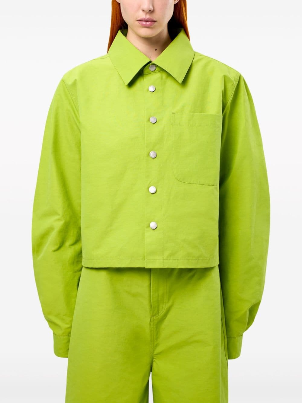 button-up shirt jacket - 6