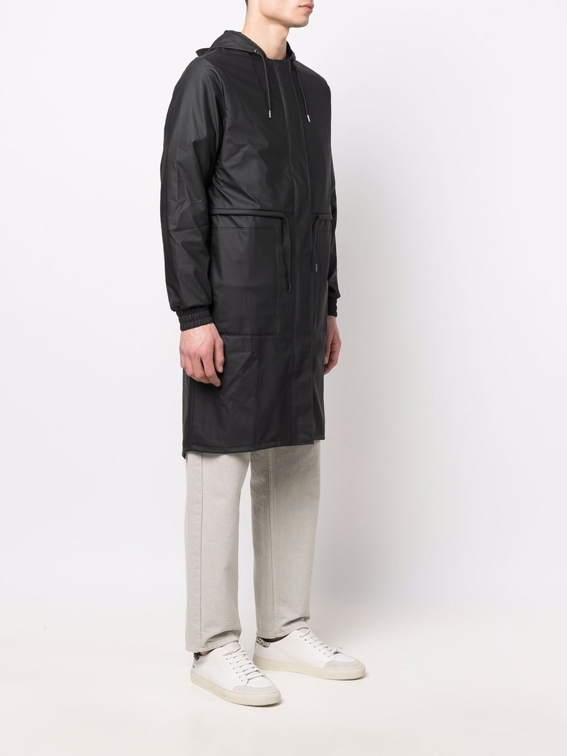 drawstring hooded raincoat 4