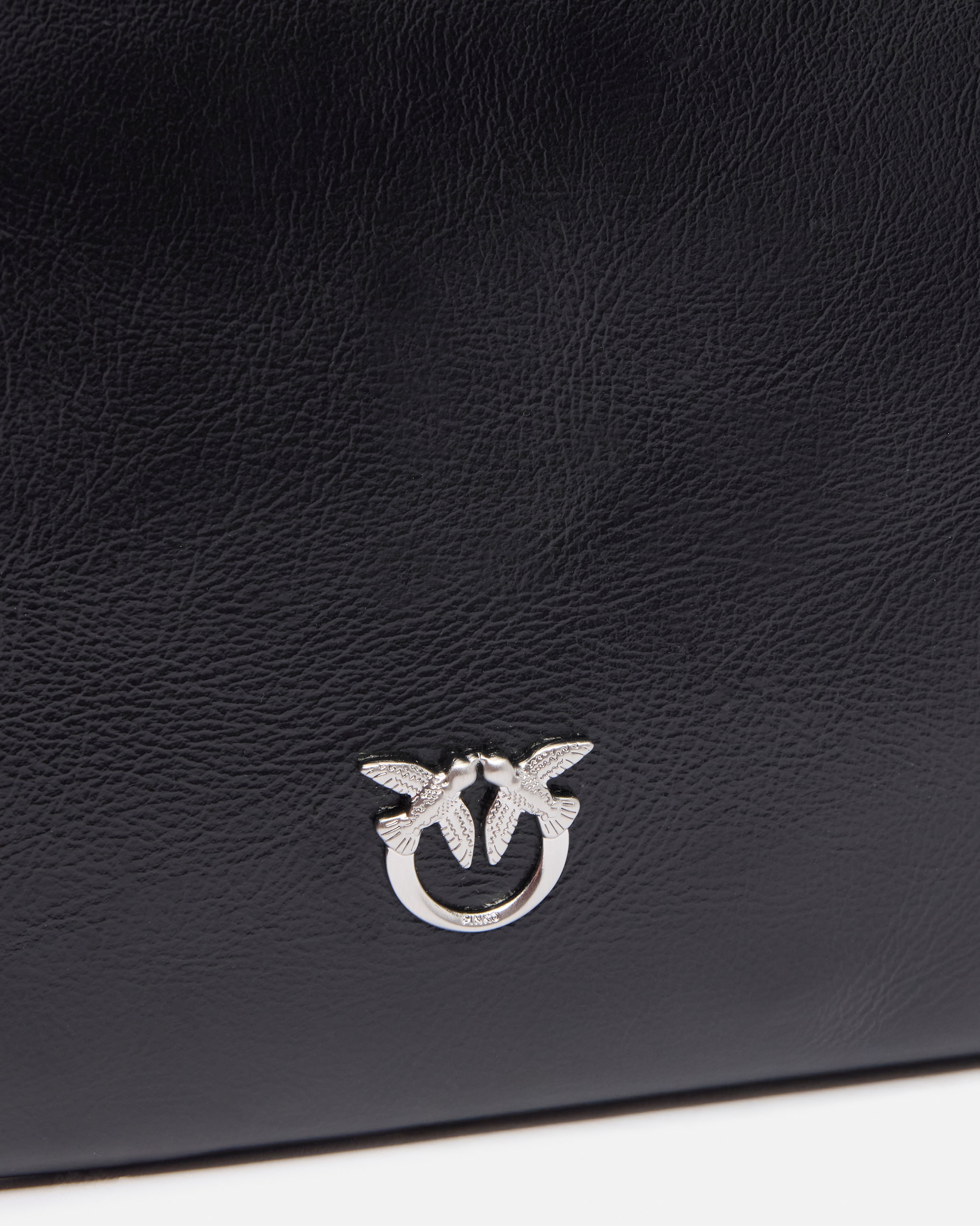 SQUARE WRIST CLUTCH BAG WITH UCCELLINI LOGO IN SHINY LEATHER - 3