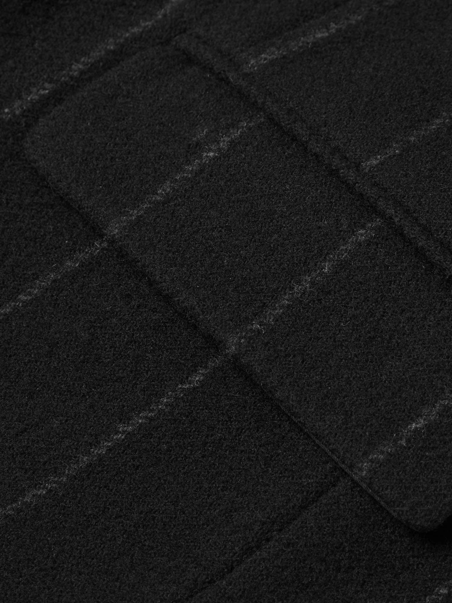 Pinstriped Wool-Blend Coat - 3