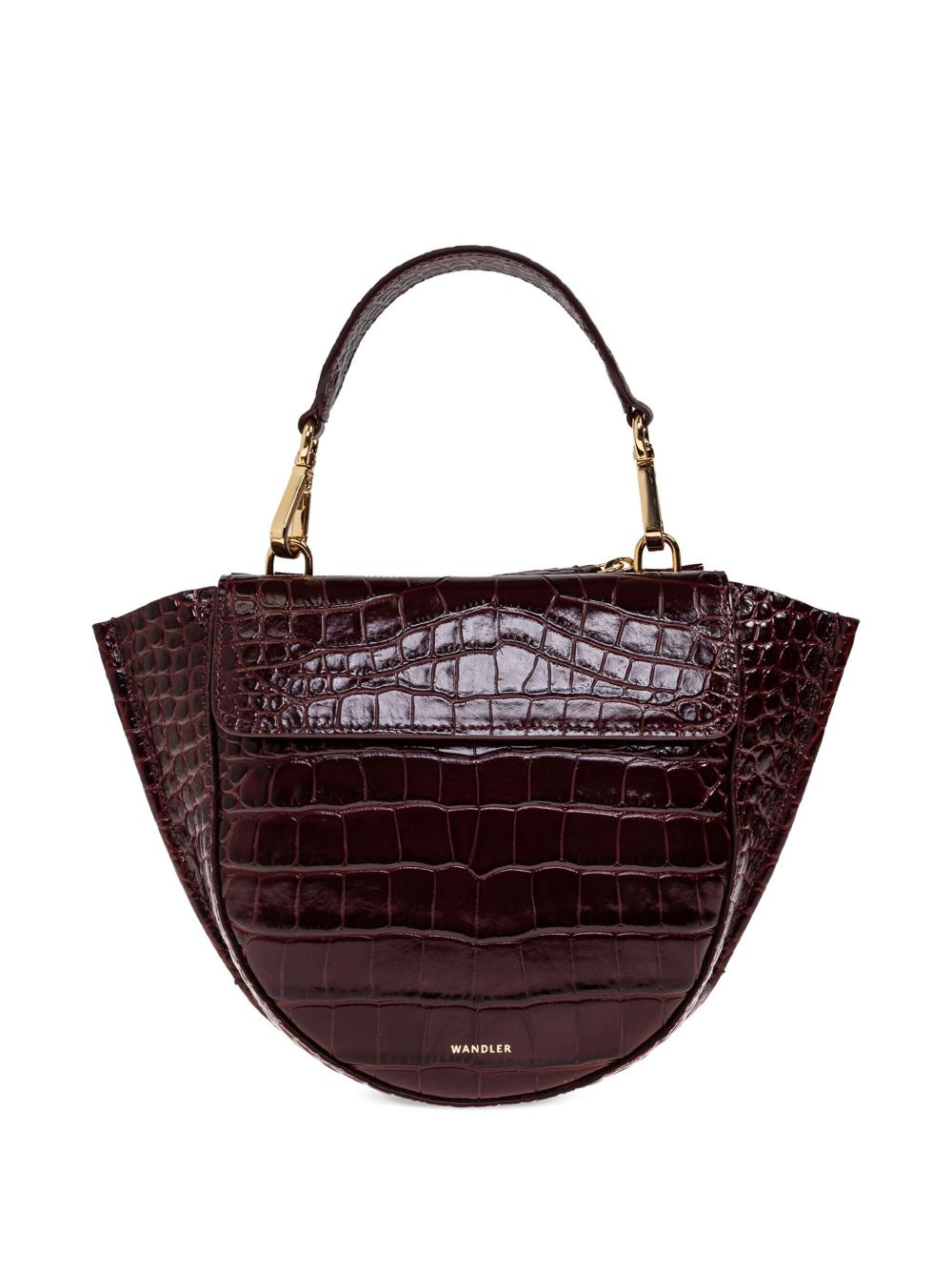 Wandler crocodile-embossed tote bag - 1