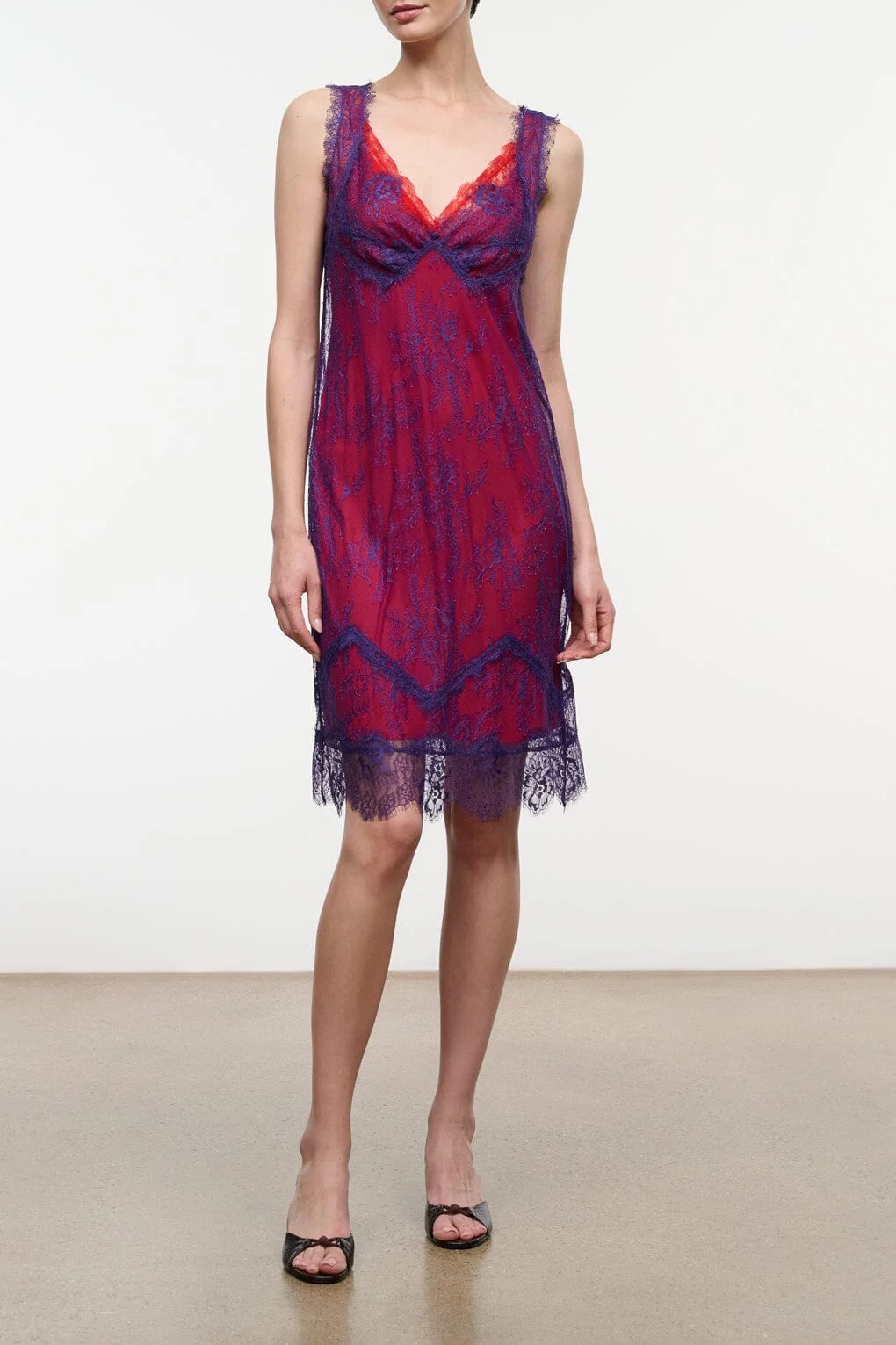STAUD VEGA DRESS AMETHYST HOLLY - 1