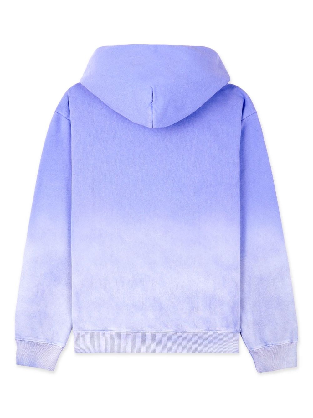 Serif logo-embroidered cotton hoodie - 2
