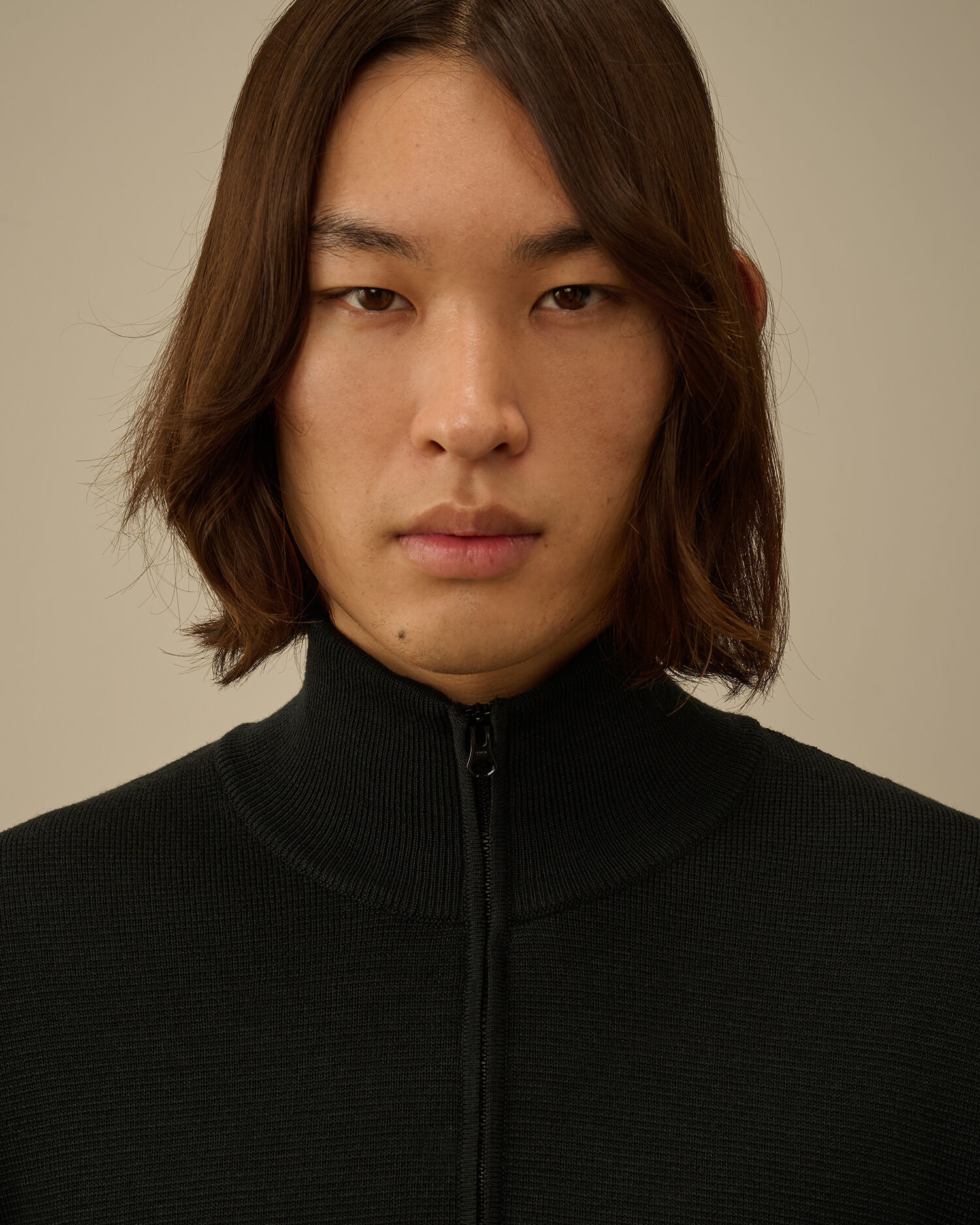 Re-Wool Half Zip Lens Sweater - 6