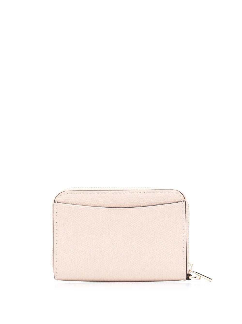 logo-plaque leather wallet - 2