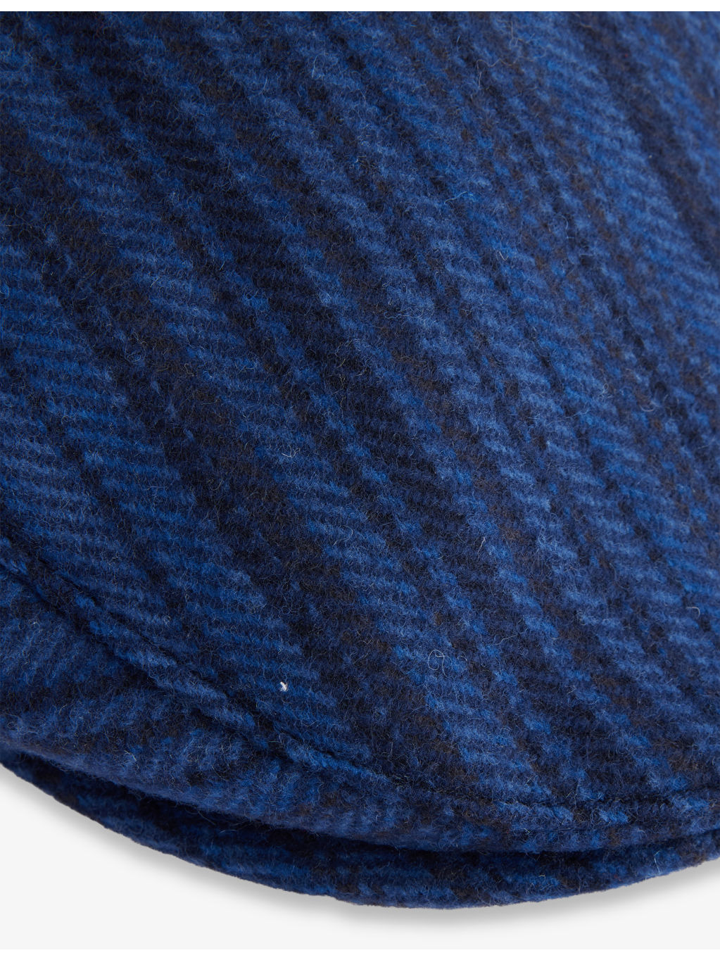 Signature Stripe Wool Flat Cap - 2