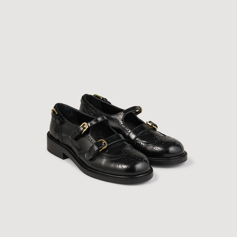 Sandro MULTI-BUCKLE MARY JANE LOAFERS outlook