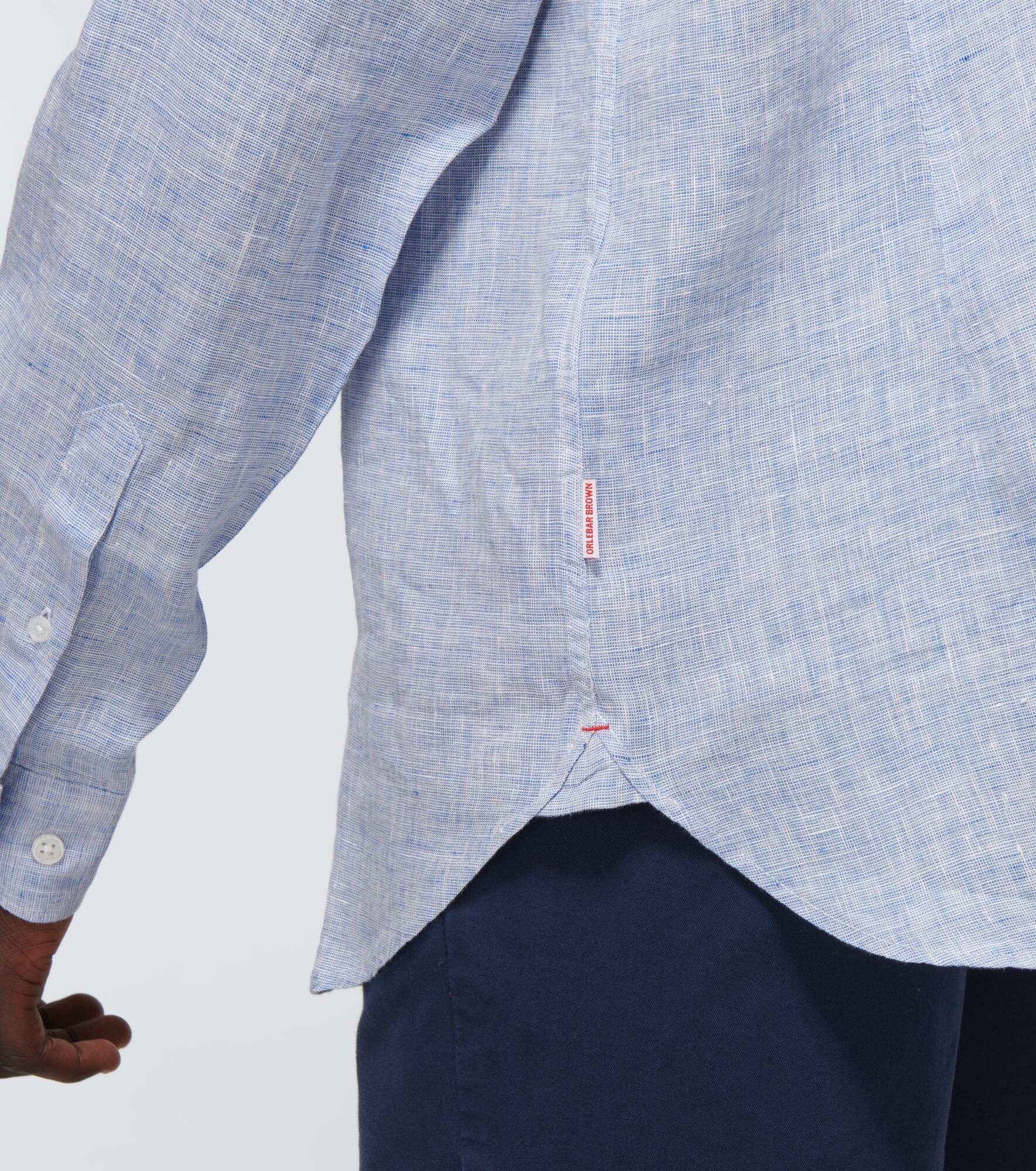 Giles linen long-sleeved shirt - 5