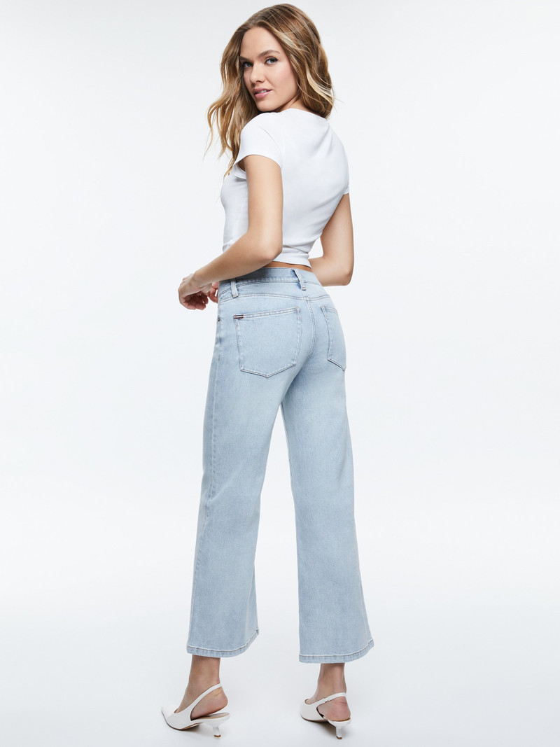 Alice + Olivia ROXIE KICK FLARE JEAN outlook
