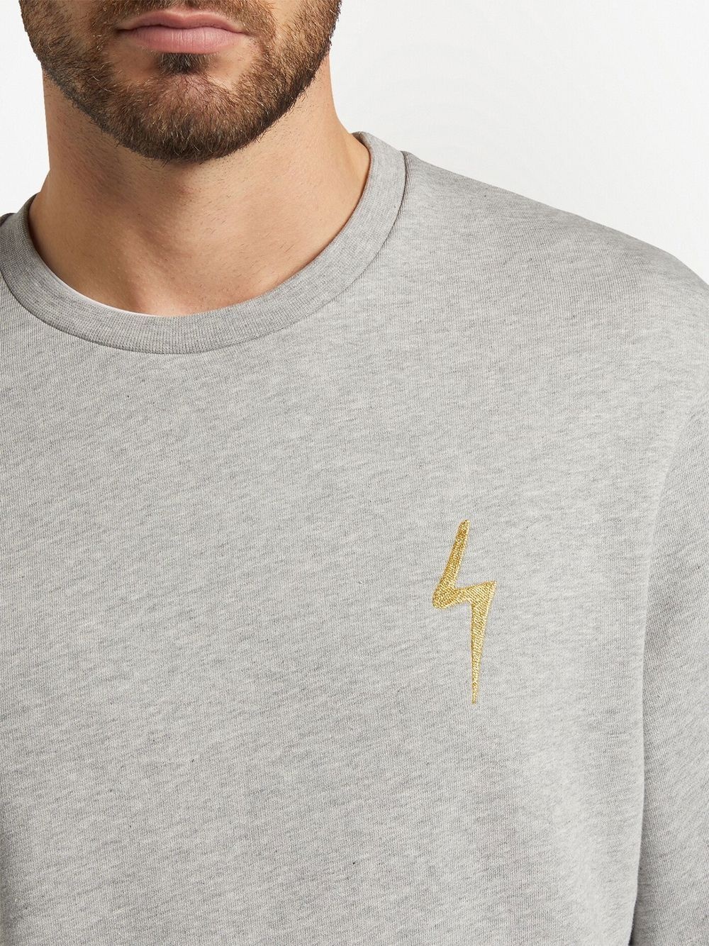logo cotton sweatshirt - 5