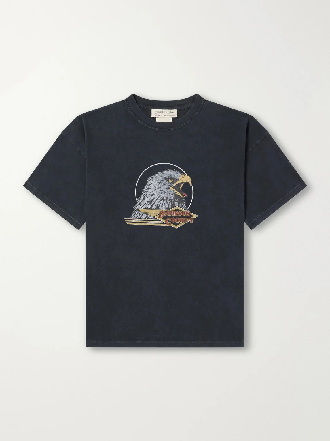 Davidson County Printed Cotton-Jersey T-Shirt - 1