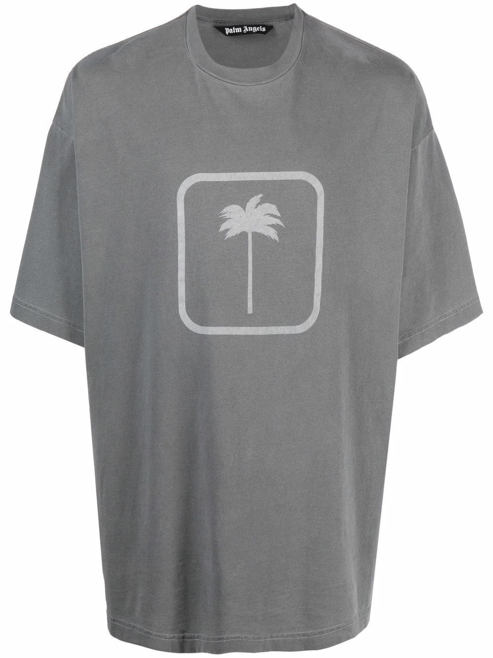 tonal palm tree T-shirt - 1