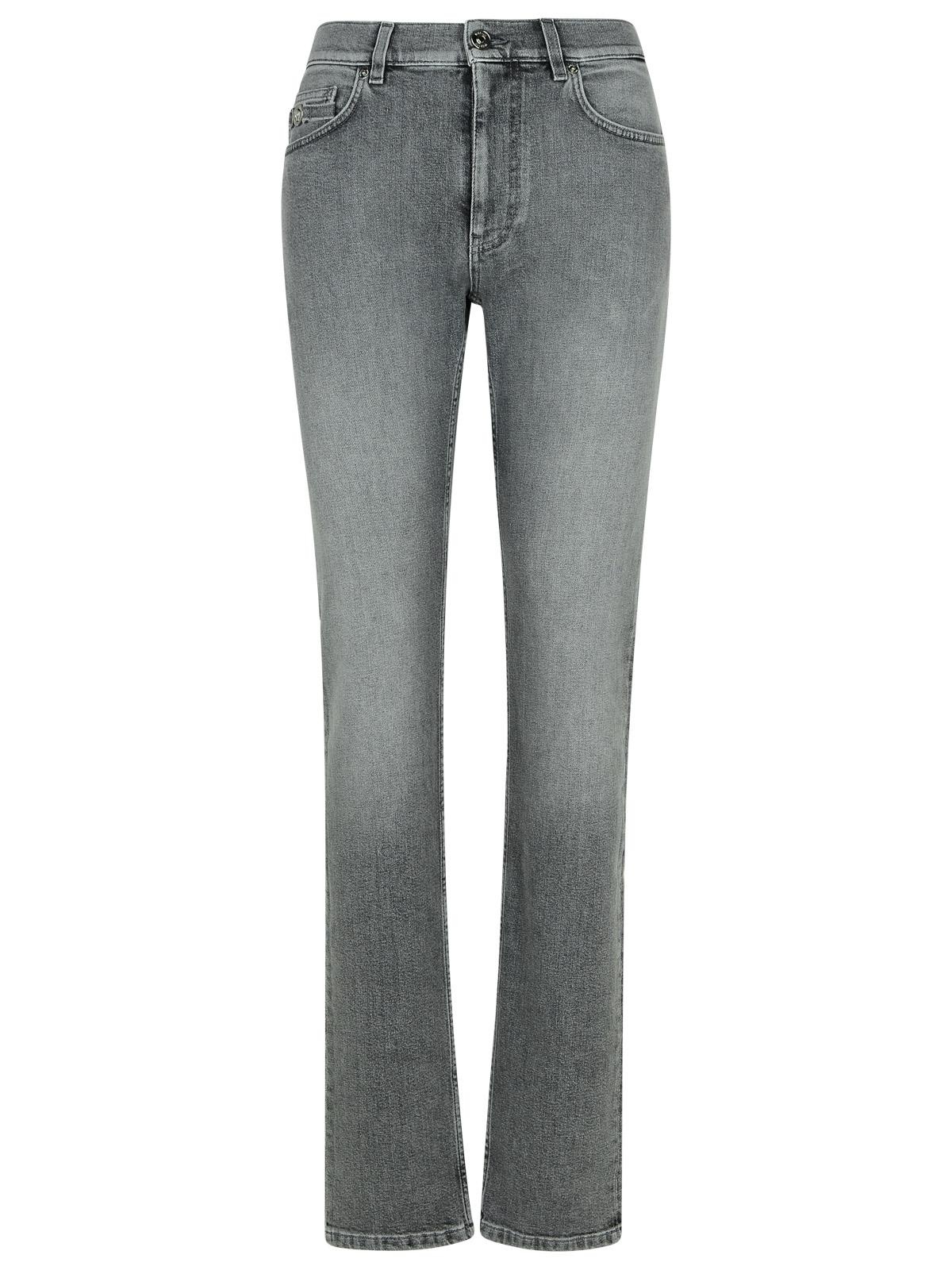 Versace Gray Cotton Jeans Man - 1