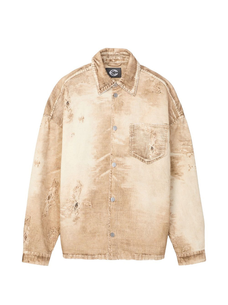 distressed denim shirt 1