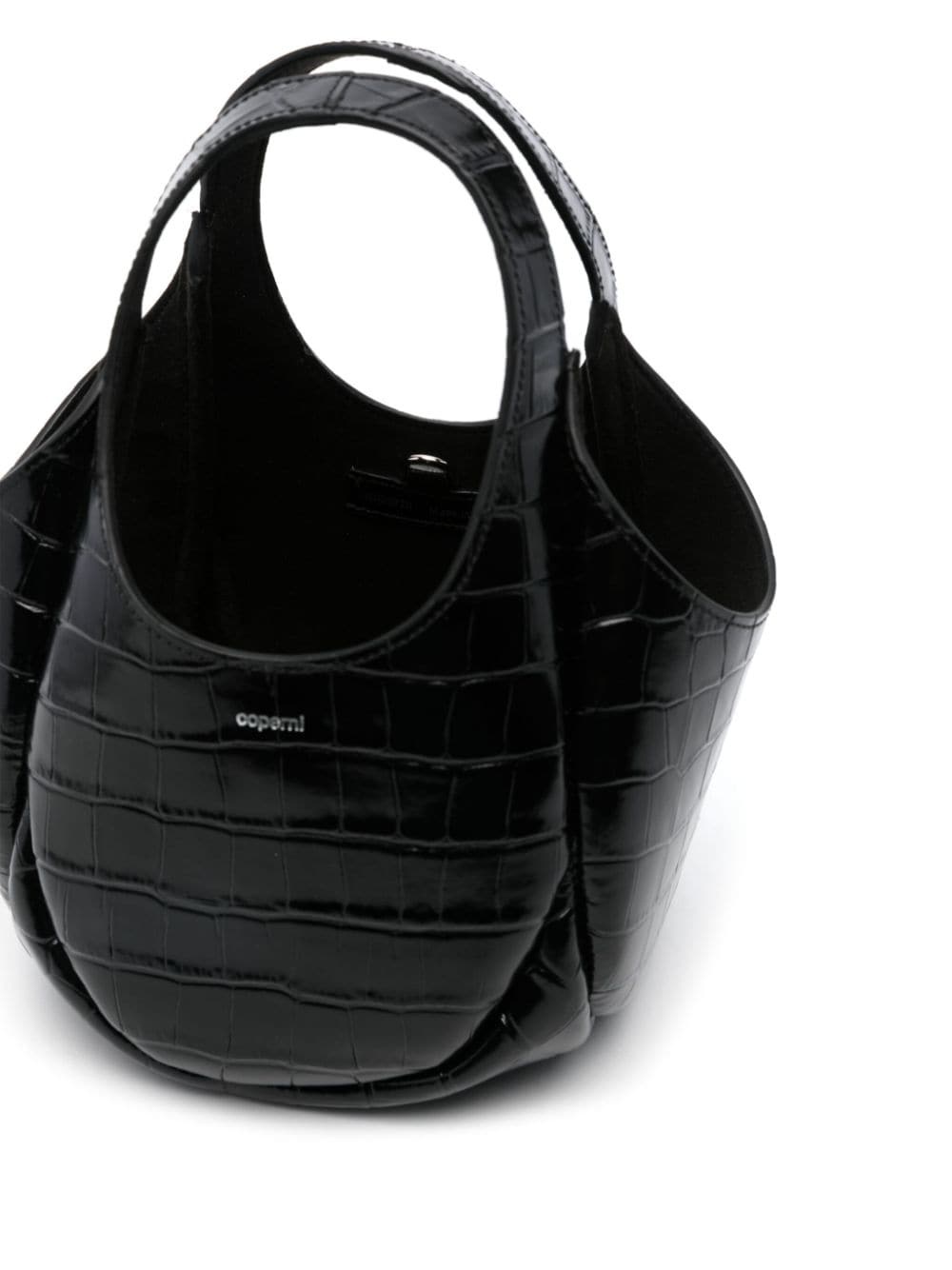 Bucket Swipe crocodile-effect mini bag - 5