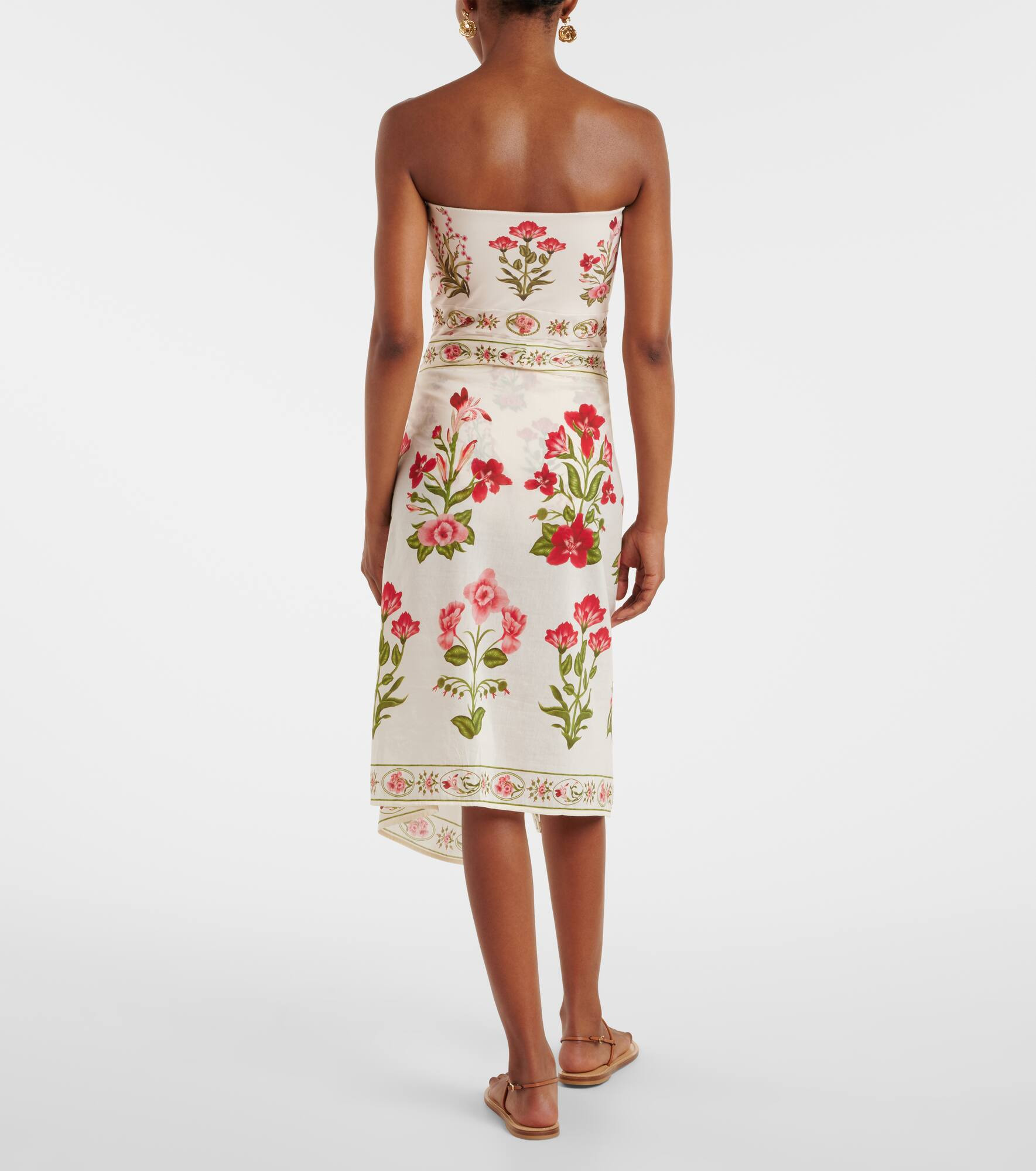 Emelina cotton and silk beach cover-up - 3