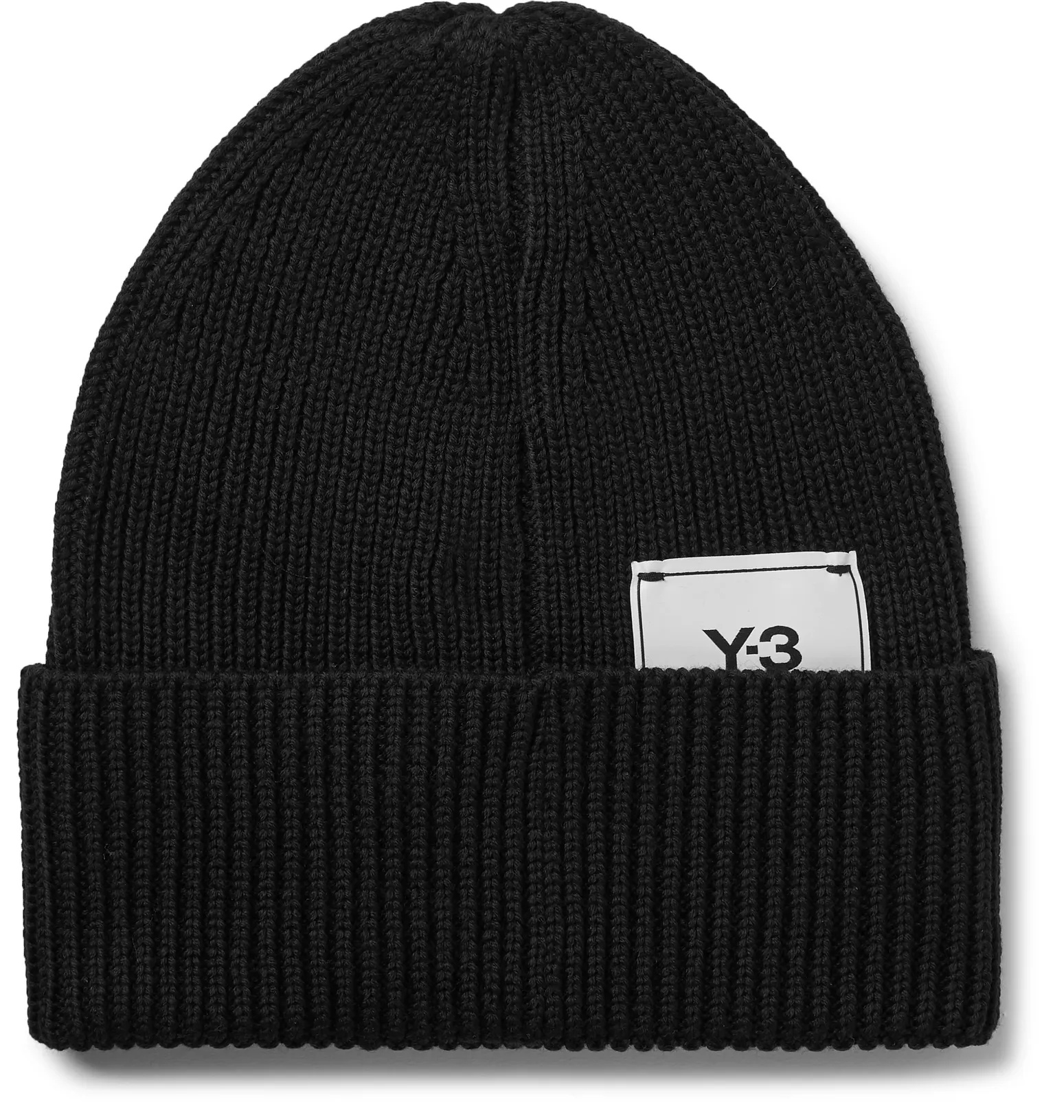 Logo-Appliquéd Ribbed Wool Beanie - 1