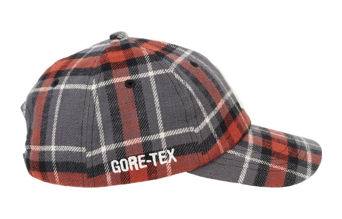 Palace Gore-Tex Plaid 6-Panel Cap 'Red' P23H183 - 2