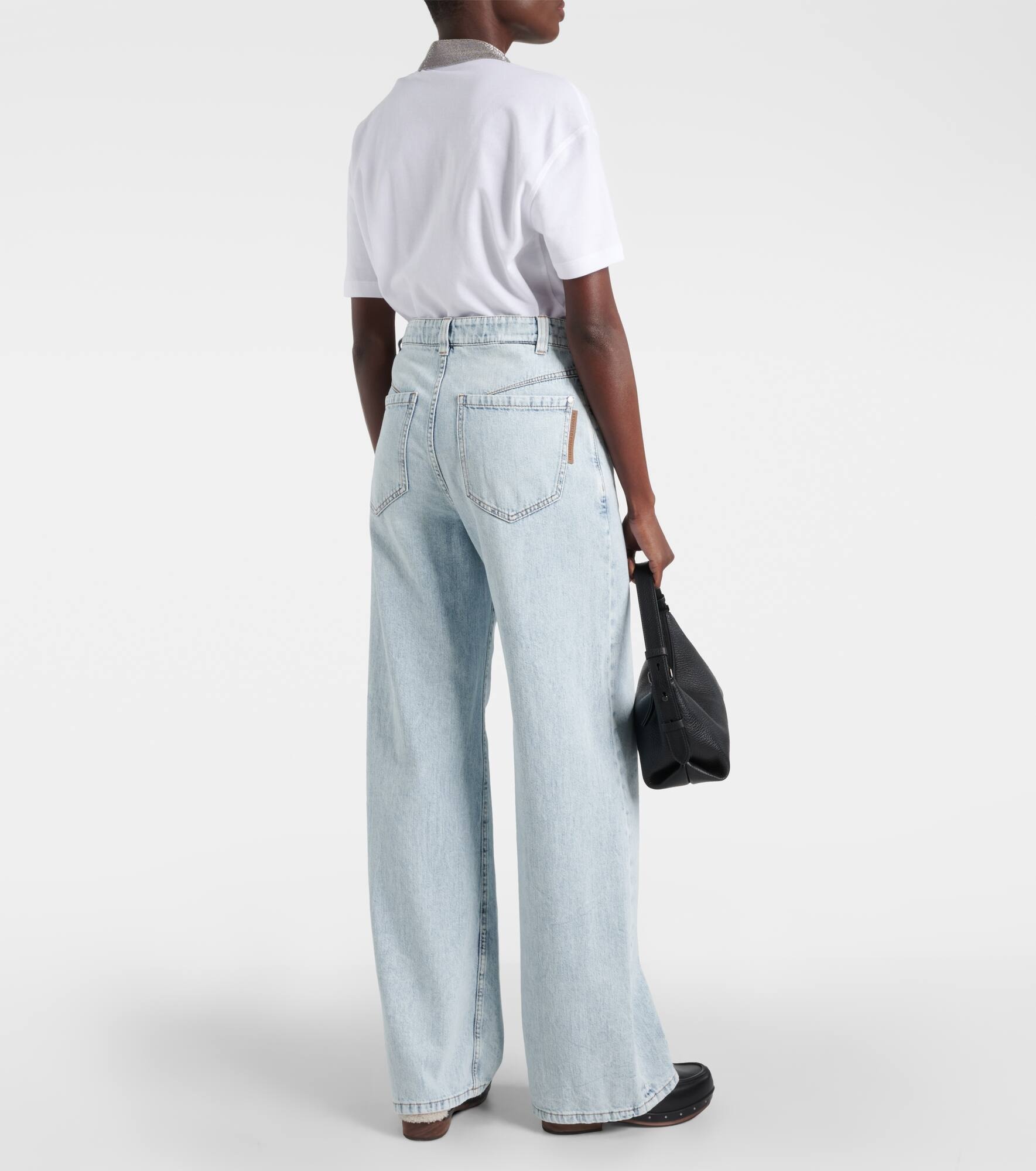 High-rise wide-leg jeans - 3