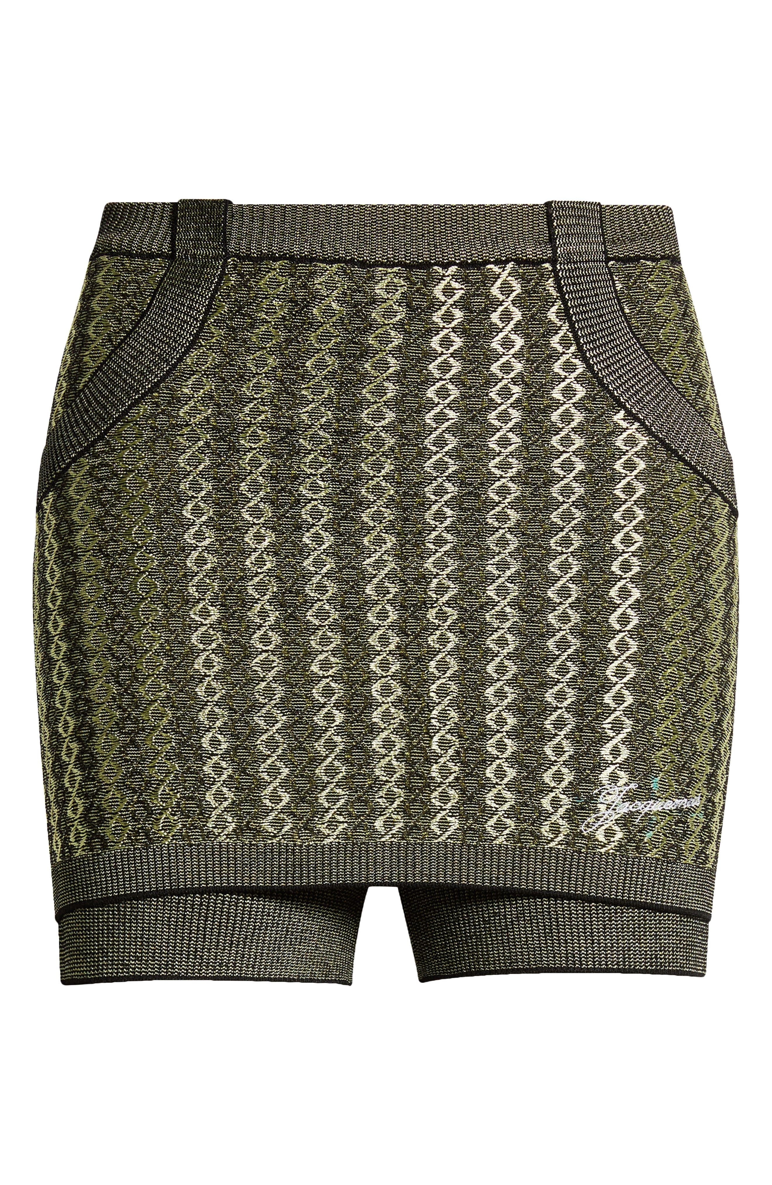 Jacquemus La Culotte Marino Knit Skort in Multi-Black at Nordstrom - 6