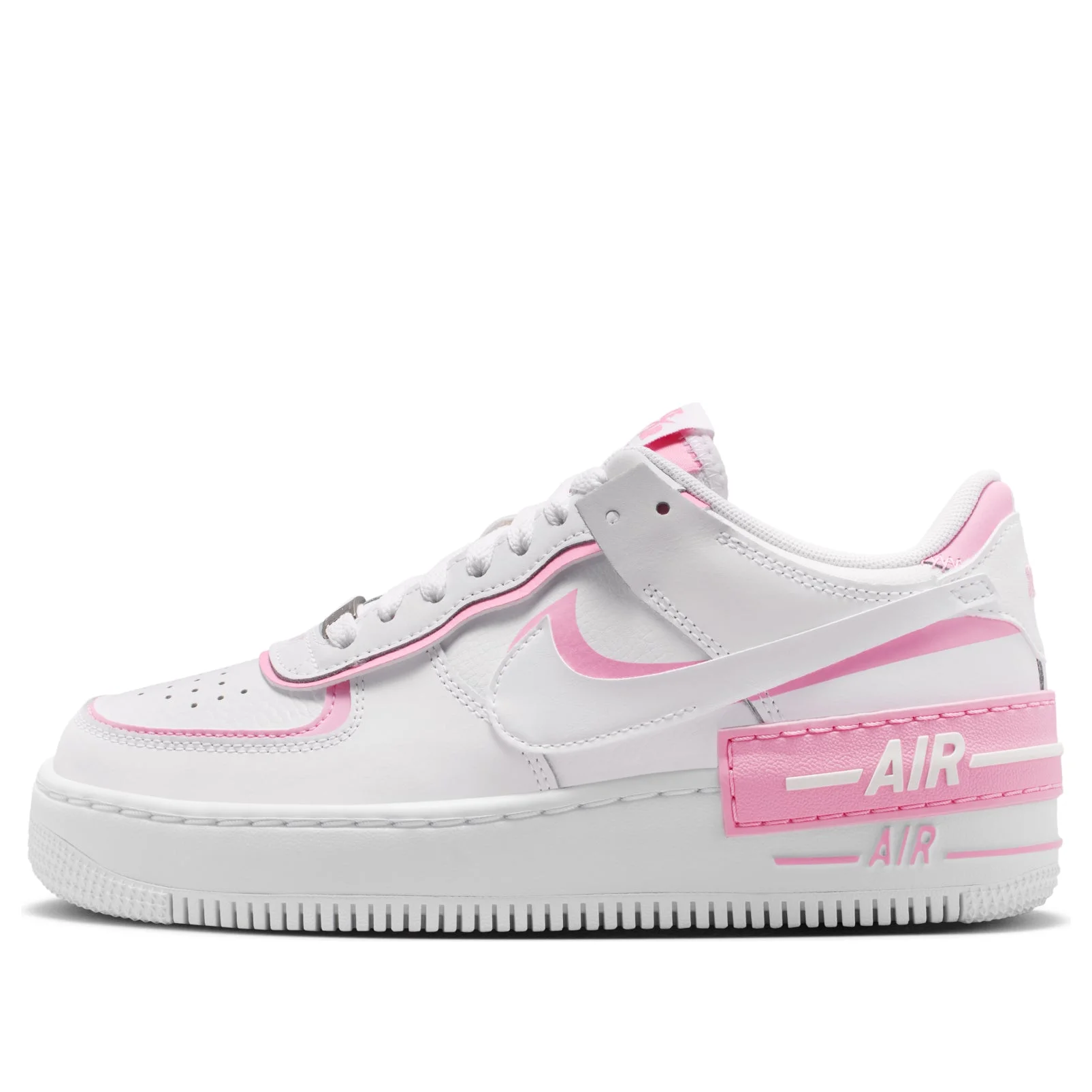 (WMNS) Nike Air Force 1 Shadow 'White Pink Rise' DZ1847-115 - 1