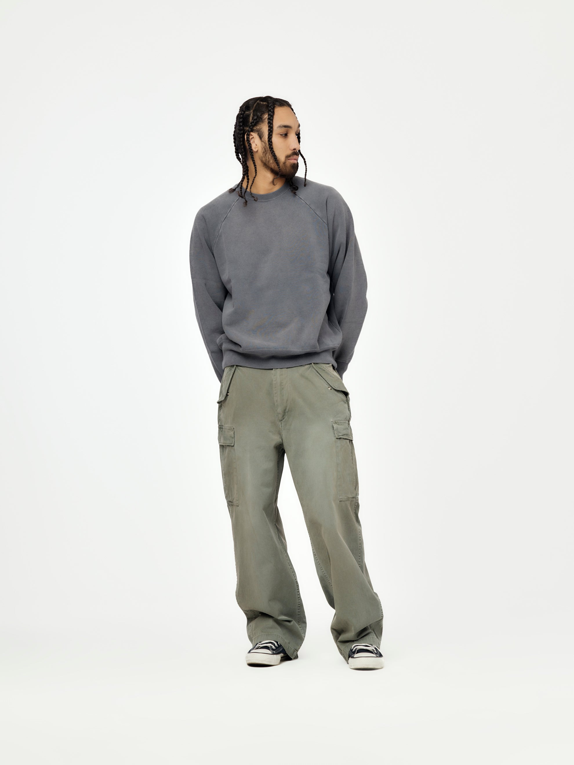 VINTAGE SWEATSHIRT (GRAY) - 4