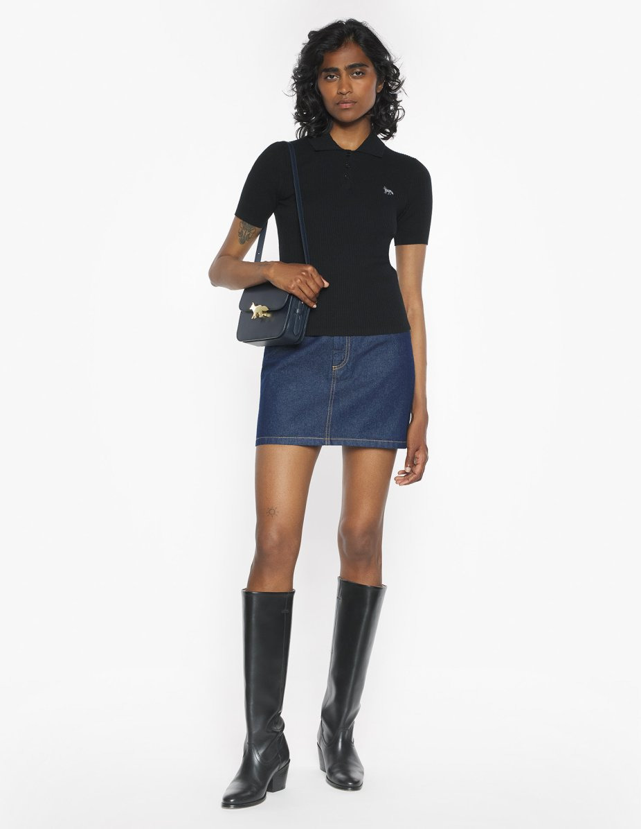 DENIM MINI SKIRT - 2