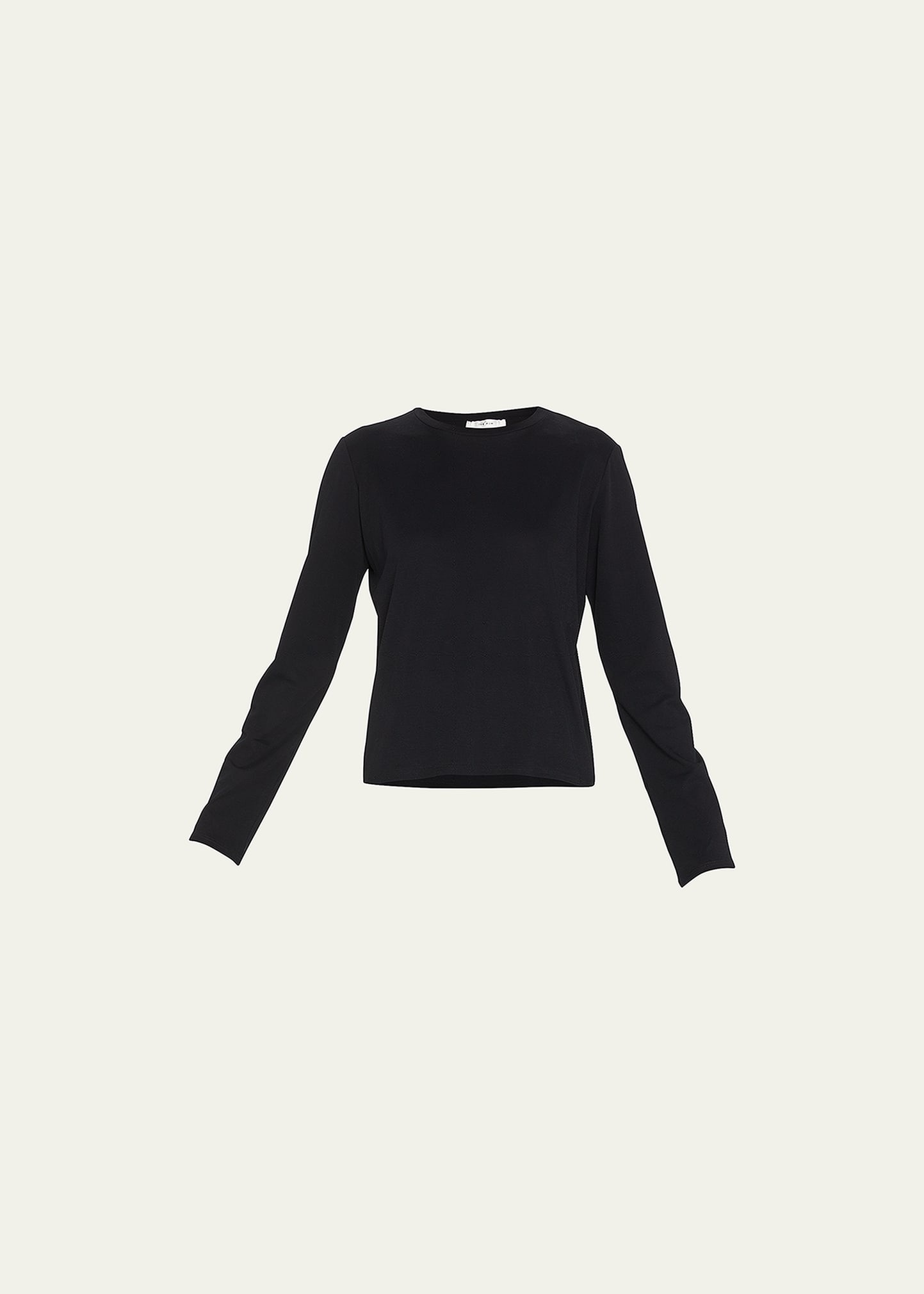 Sherman Long-Sleeve Cotton Tee - 1