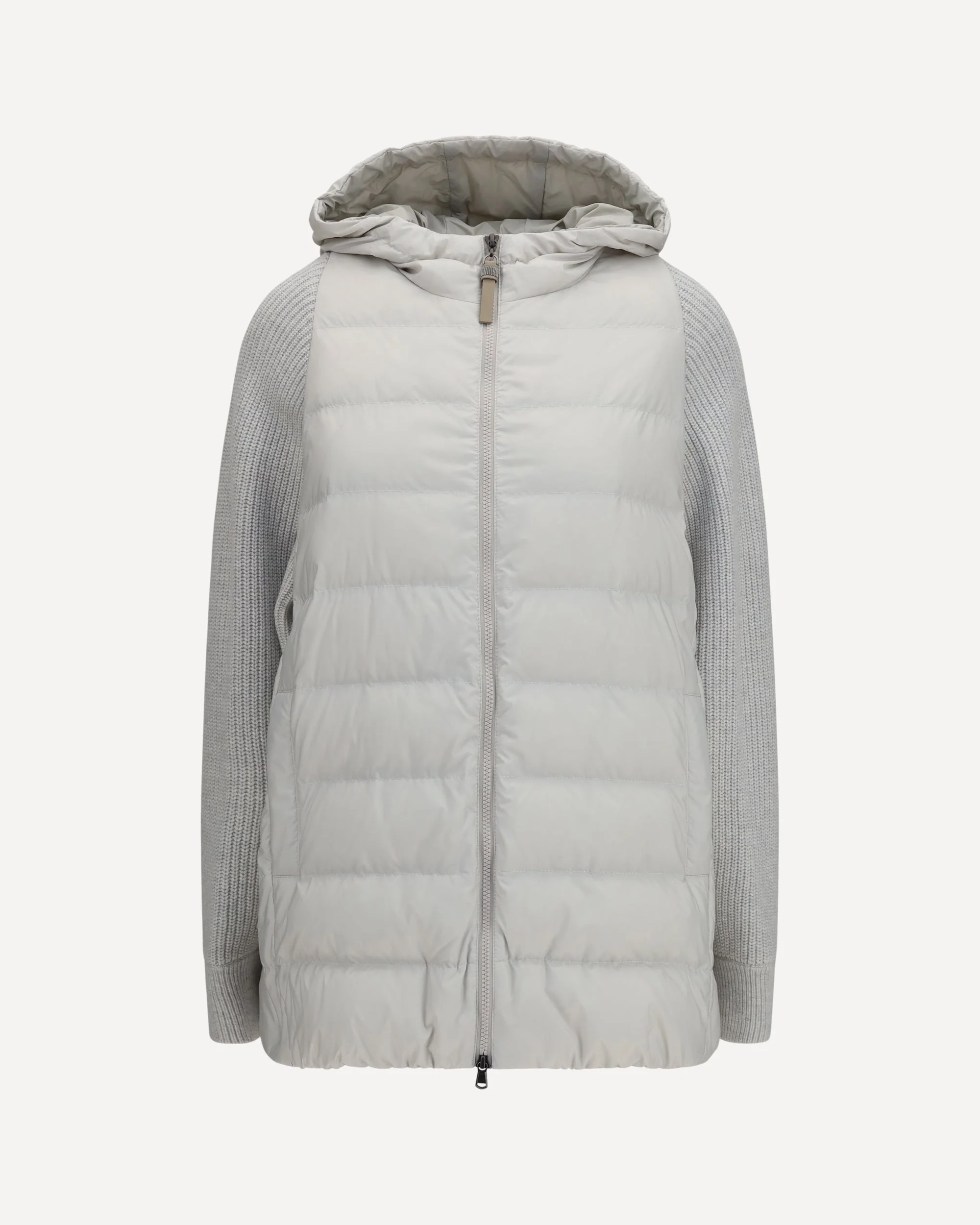 Long monili chain Puffer Jacket - 1