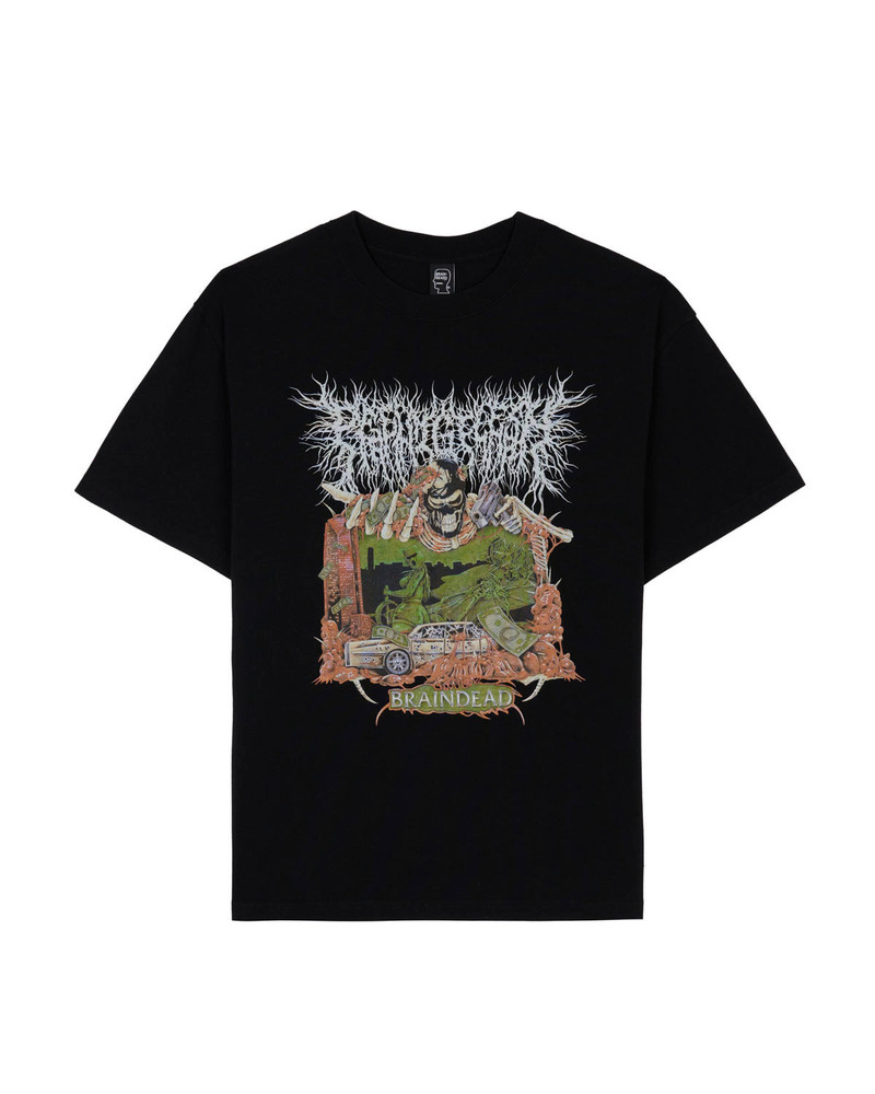 Brain Dead x Peeling Flesh Sound & Fury 2025 T-shirt - Black 1