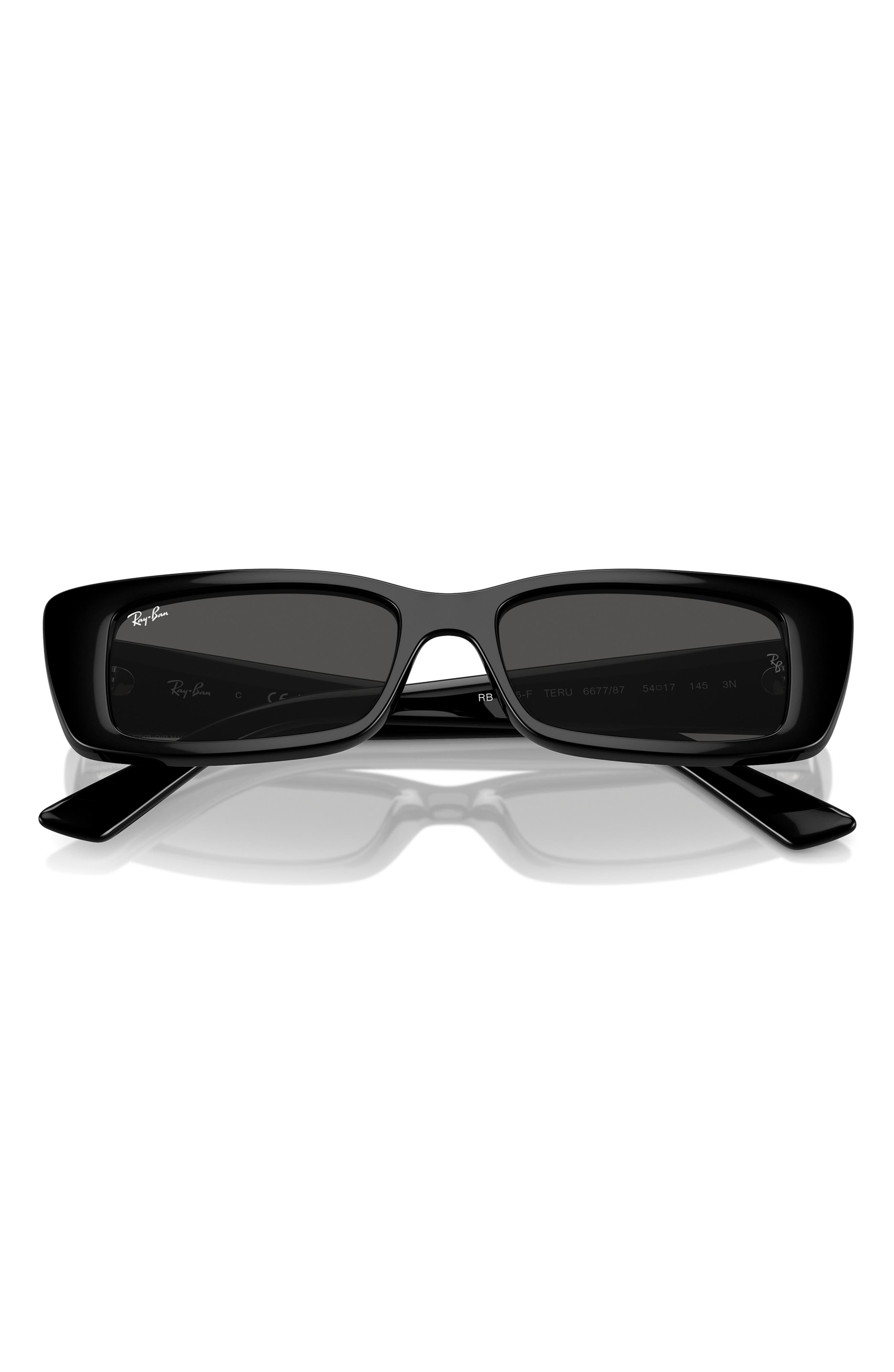 Ray-Ban Teru 54mm Rectangular Sunglasses in Black at Nordstrom - 1