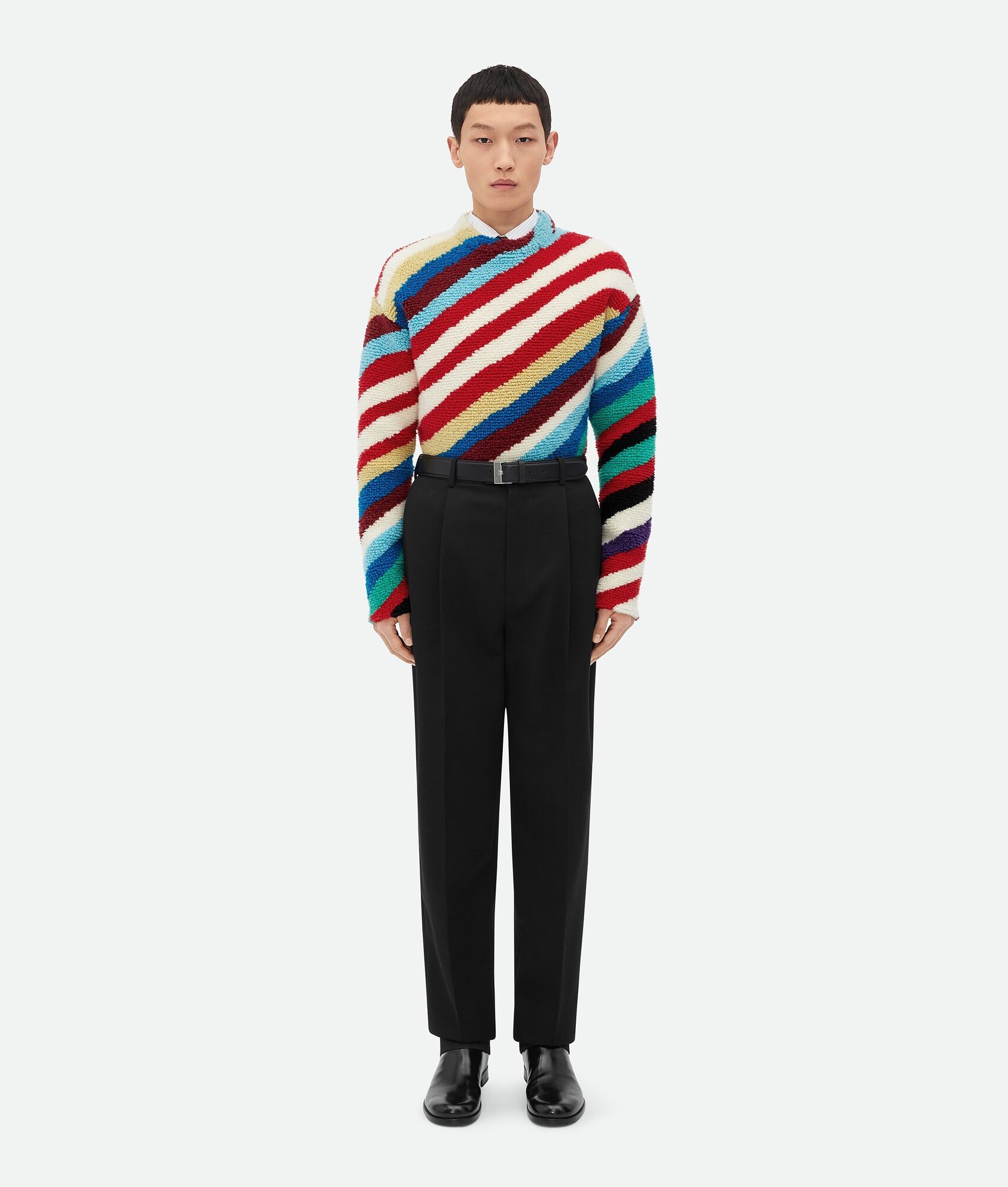 Striped Wool Jumper - 4