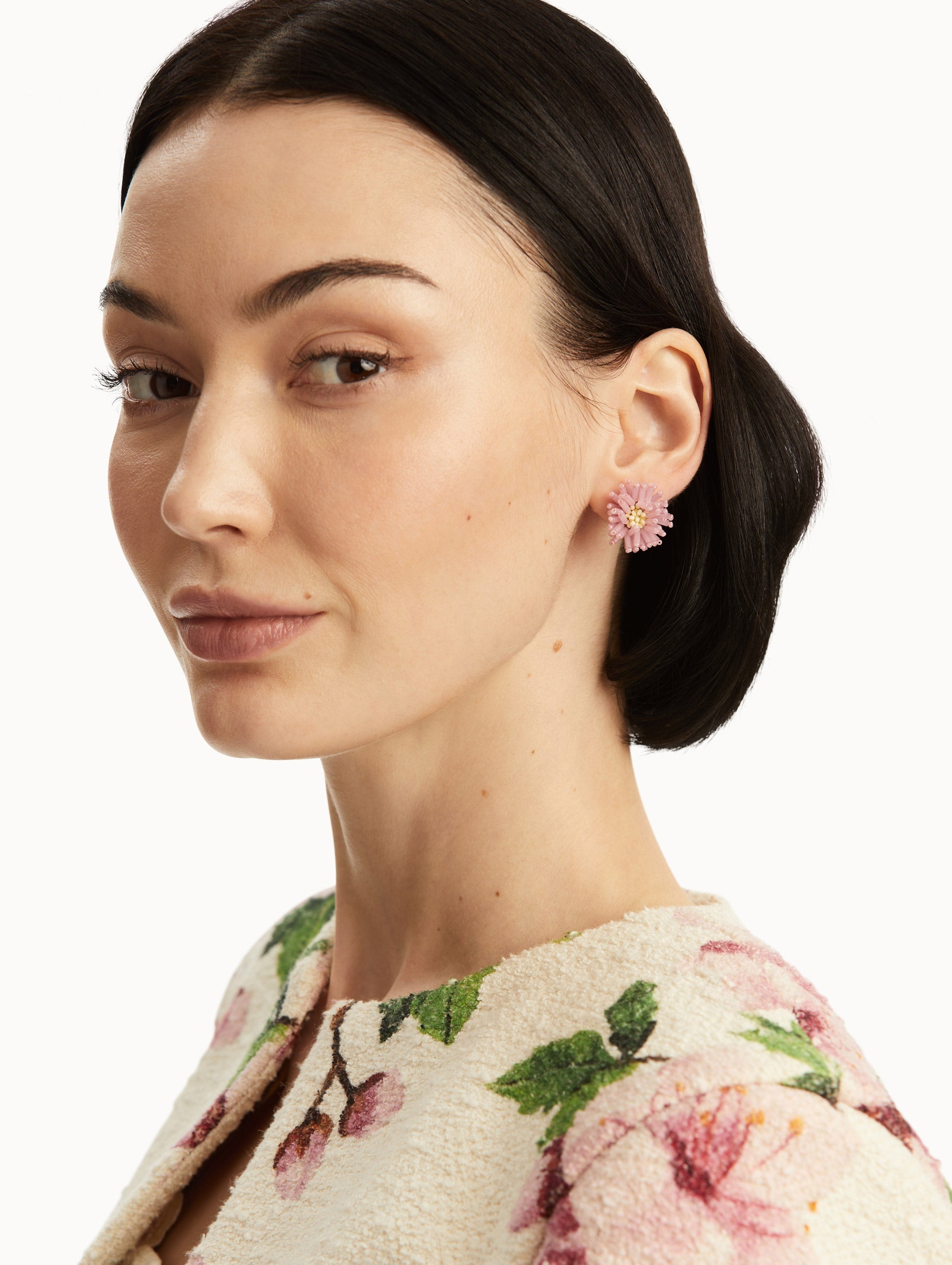 POMPOM FLOWER EARRINGS - 2