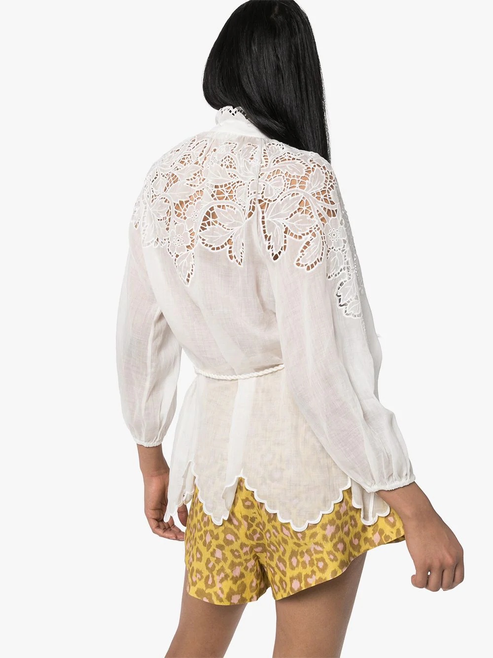 broderie anglaise blouse - 3