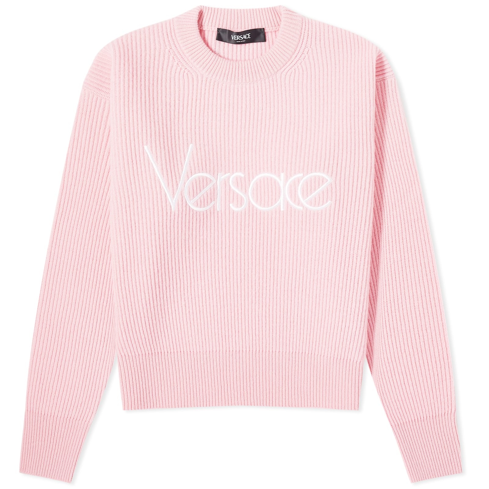Versace Knitted Logo Jumper - 1