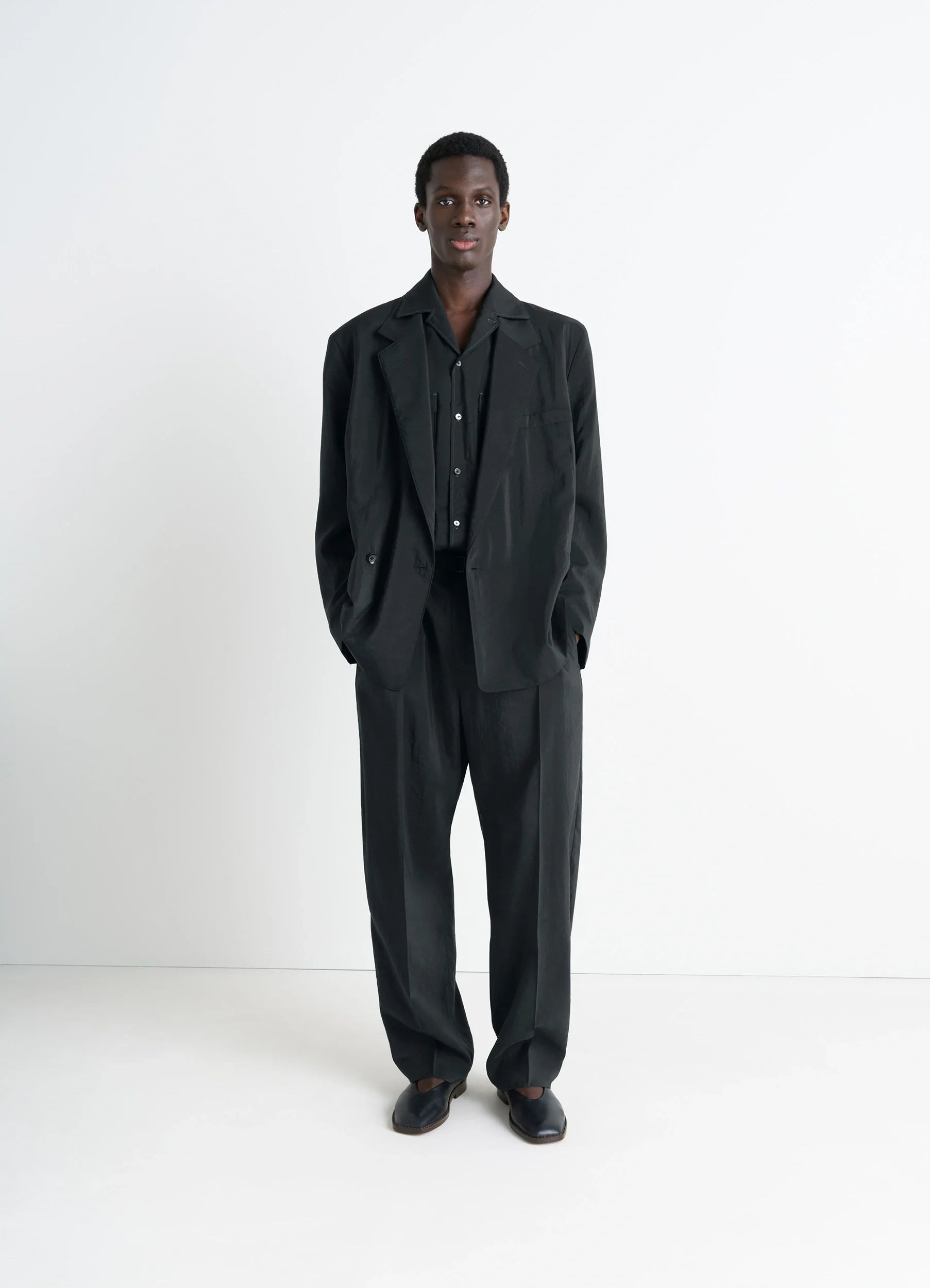 BELTED RELAXED PANTS - 3