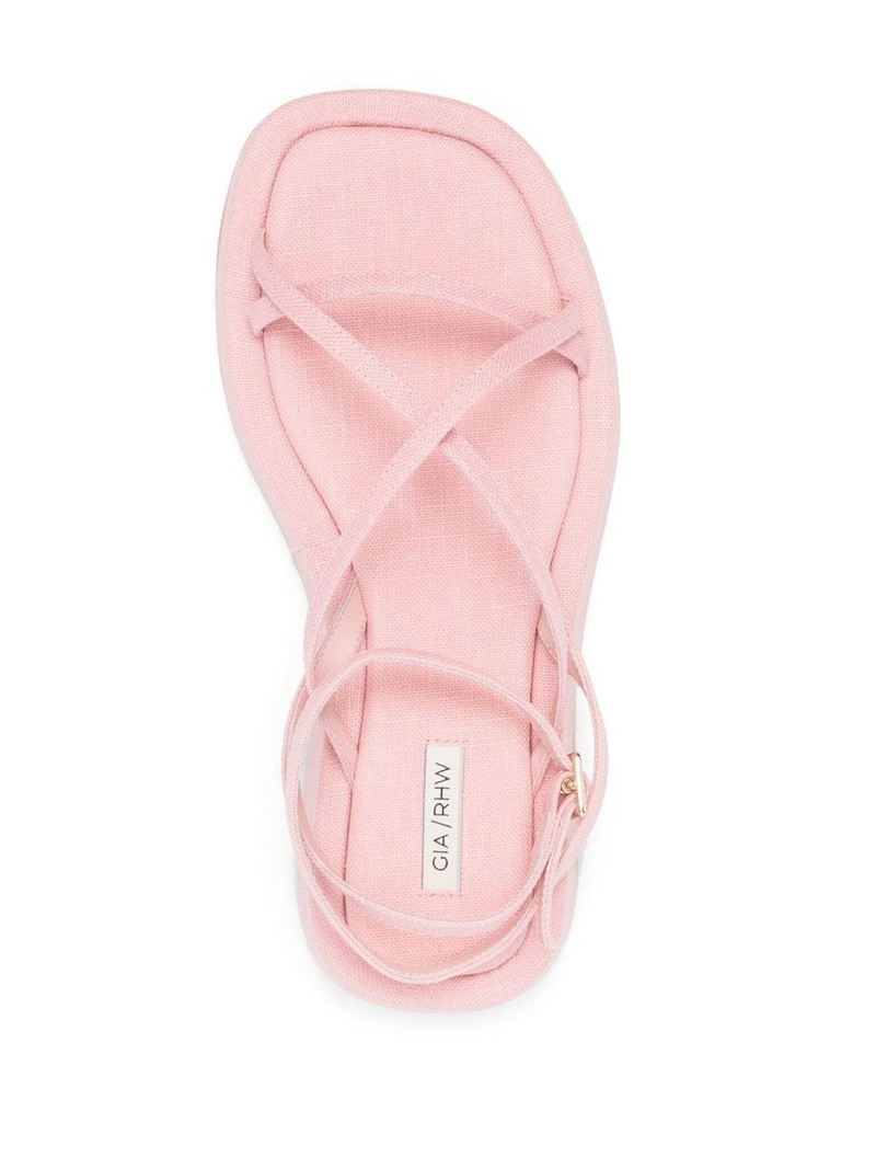 multi-way strap flatform sandals 4