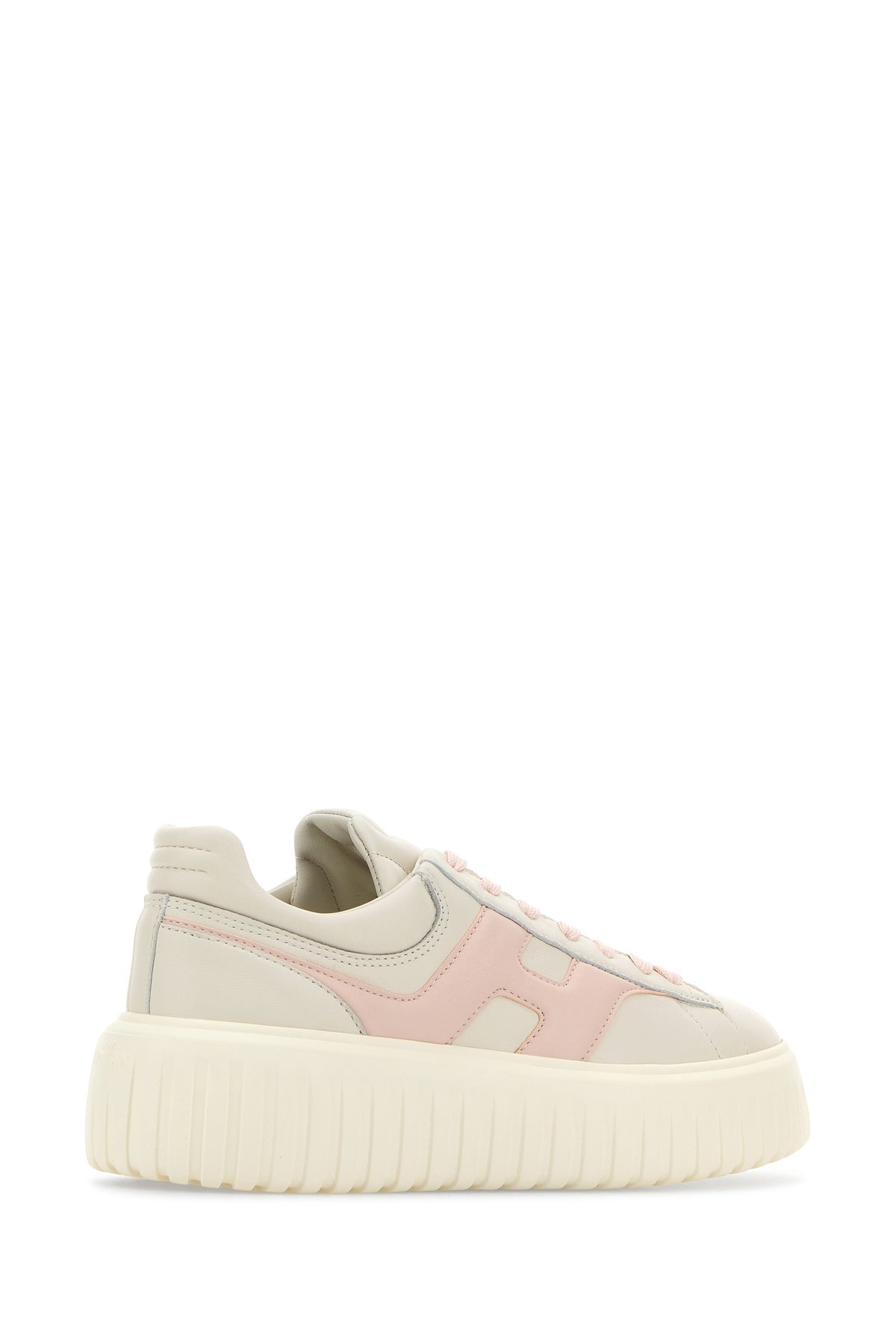 Two-tone nappa leather H-Stripes sneakers - 3