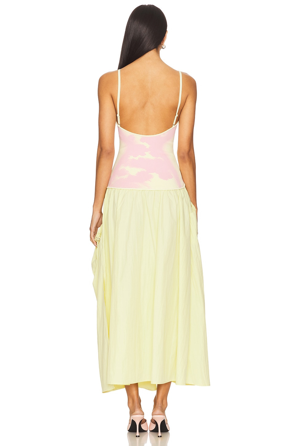 Ivy Mixed Media Maxi Dress - 4