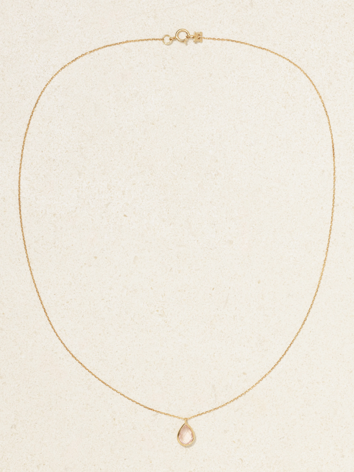 14-karat Gold Topaz Necklace - 4
