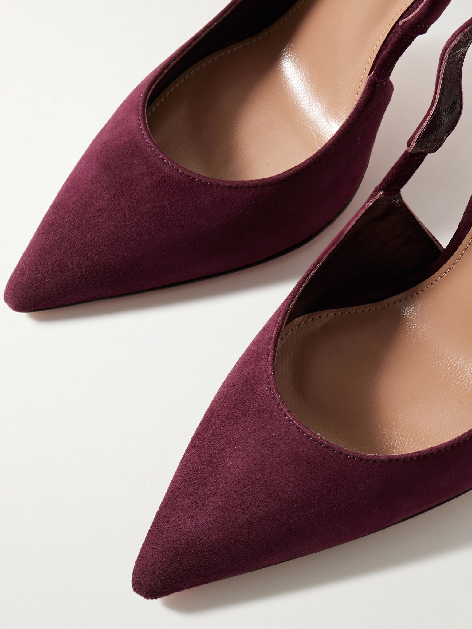 Artiste 85 suede pumps Violet - 4
