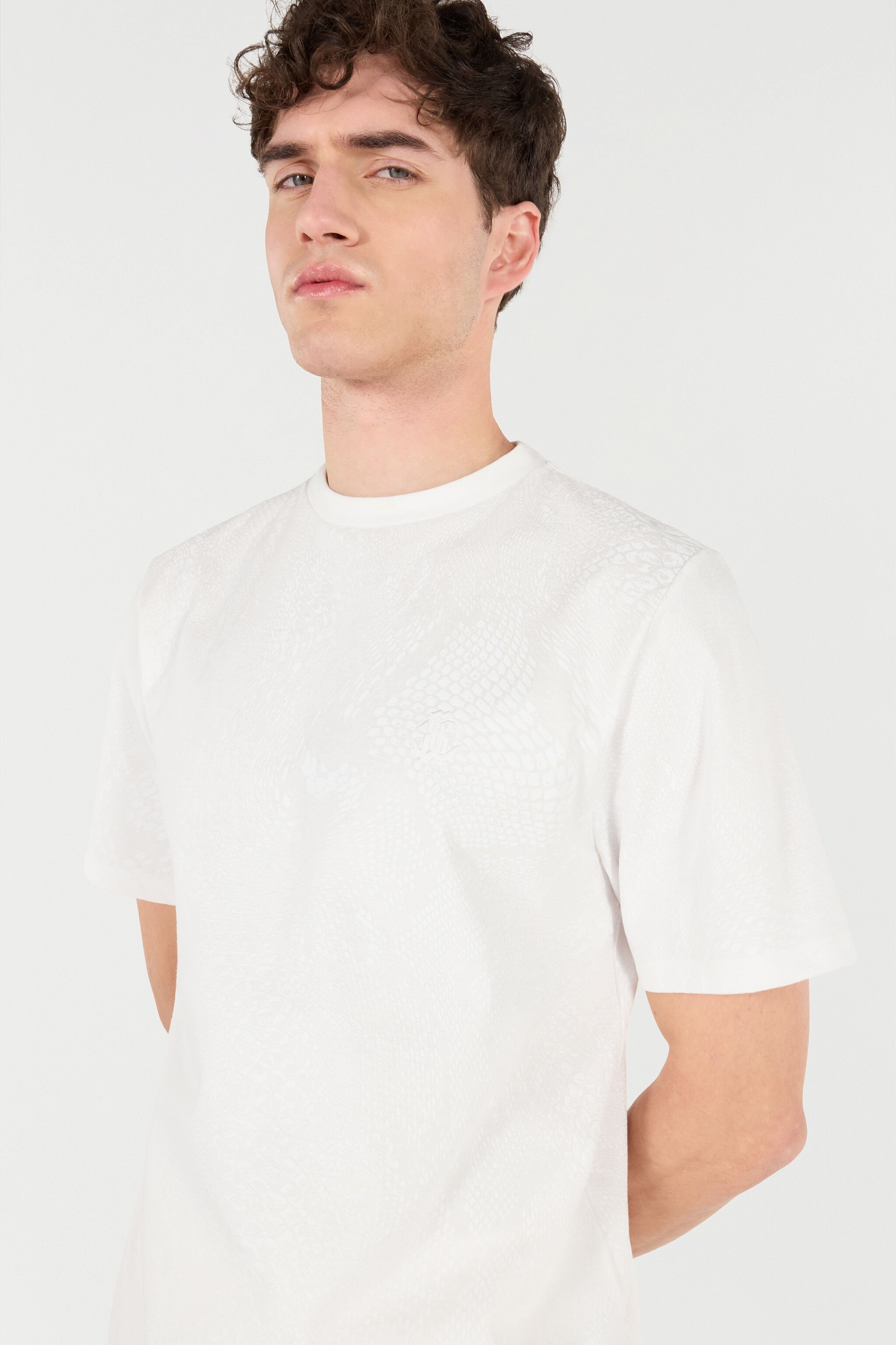 Snake Scale-Print T-Shirt - 6