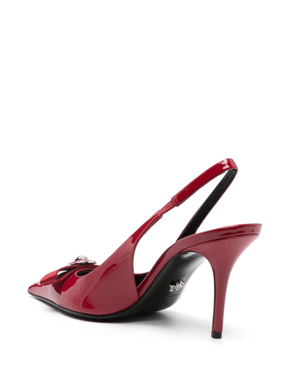 85mm Gianni-ribbon slingback pumps - 3