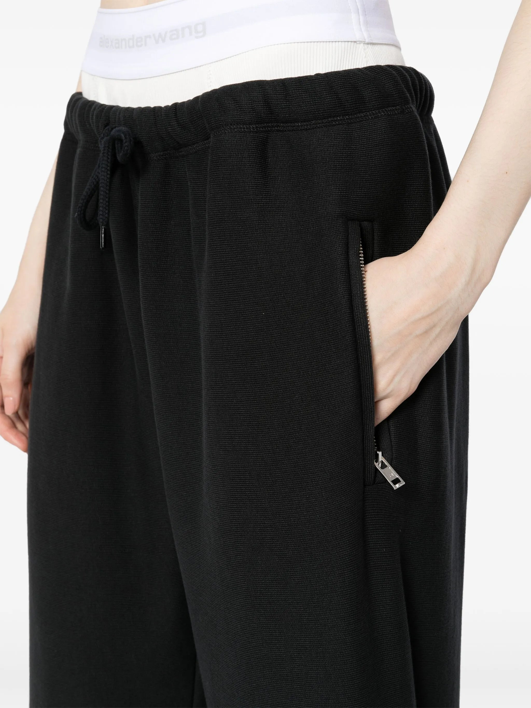 Alexander Wang Layered-design Cotton Track Pants - 2